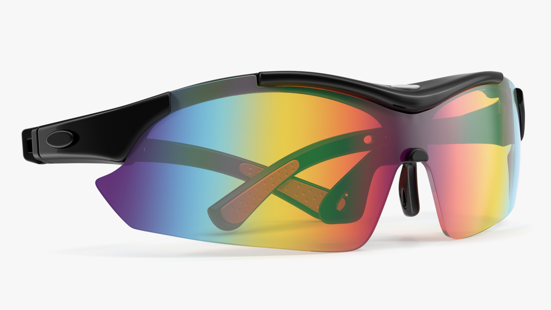 3D model Sport Eyeglass with Rainbow Glasses