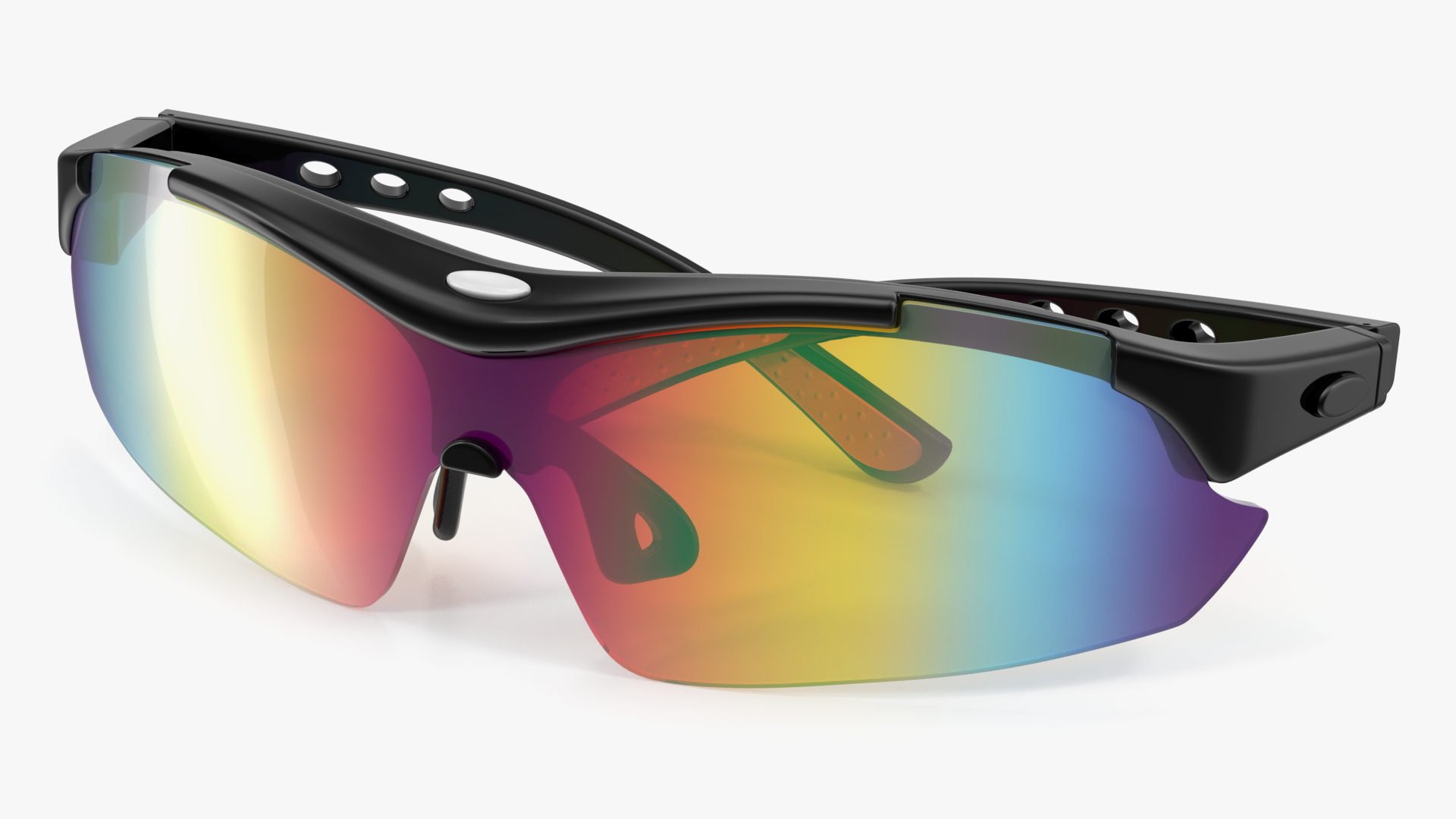 3D model Sport Eyeglass with Rainbow Glasses