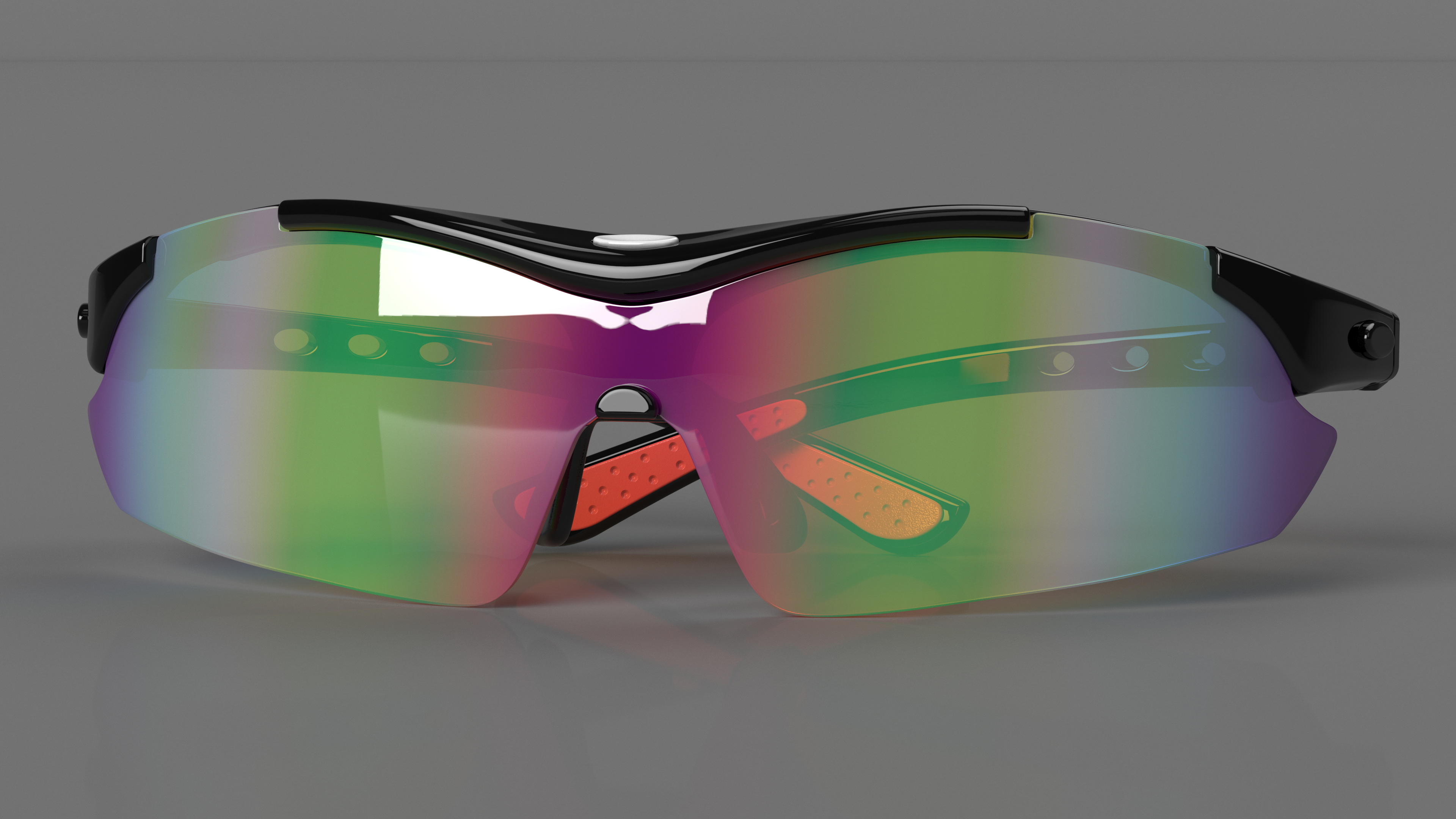 3D model Sport Eyeglass with Rainbow Glasses