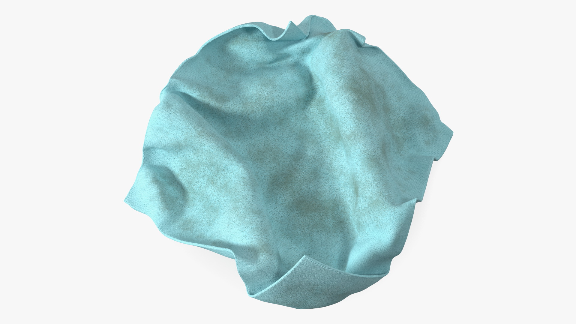 Worn Napkins Blue 3D