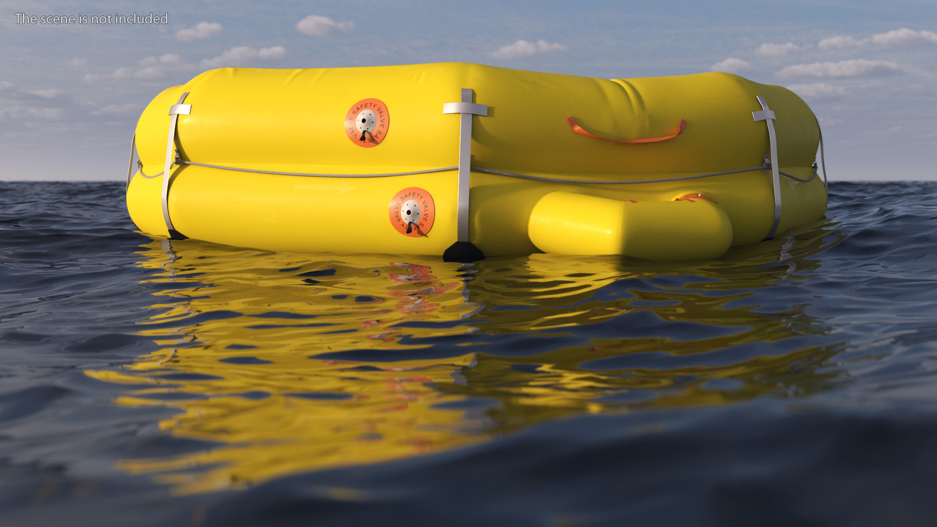 Rescue Inflatable Raft 3D
