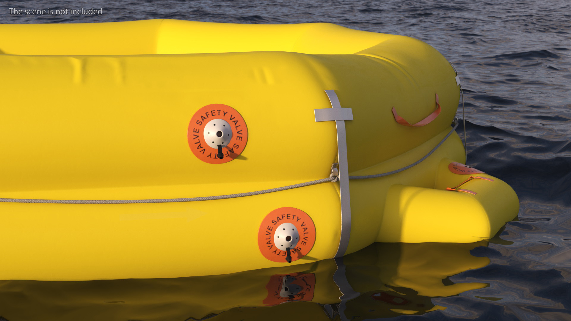 Rescue Inflatable Raft 3D