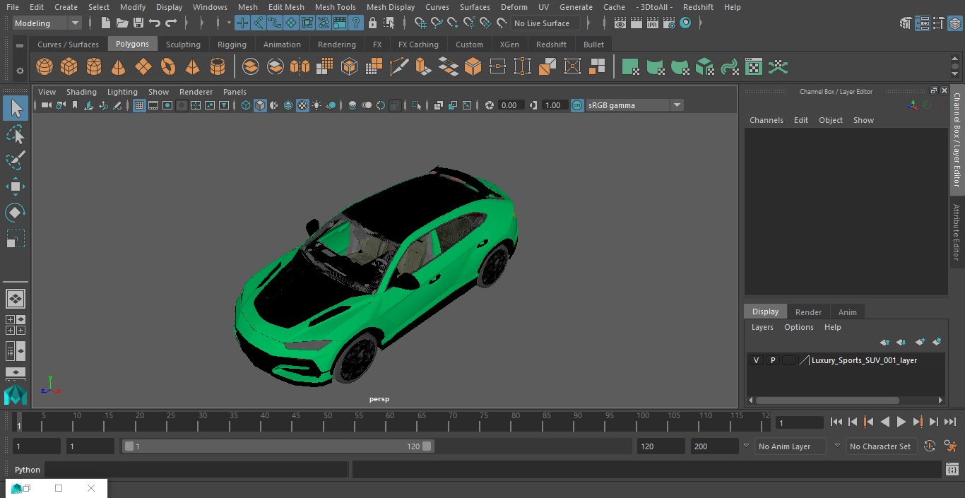Luxury Sports SUV 3D