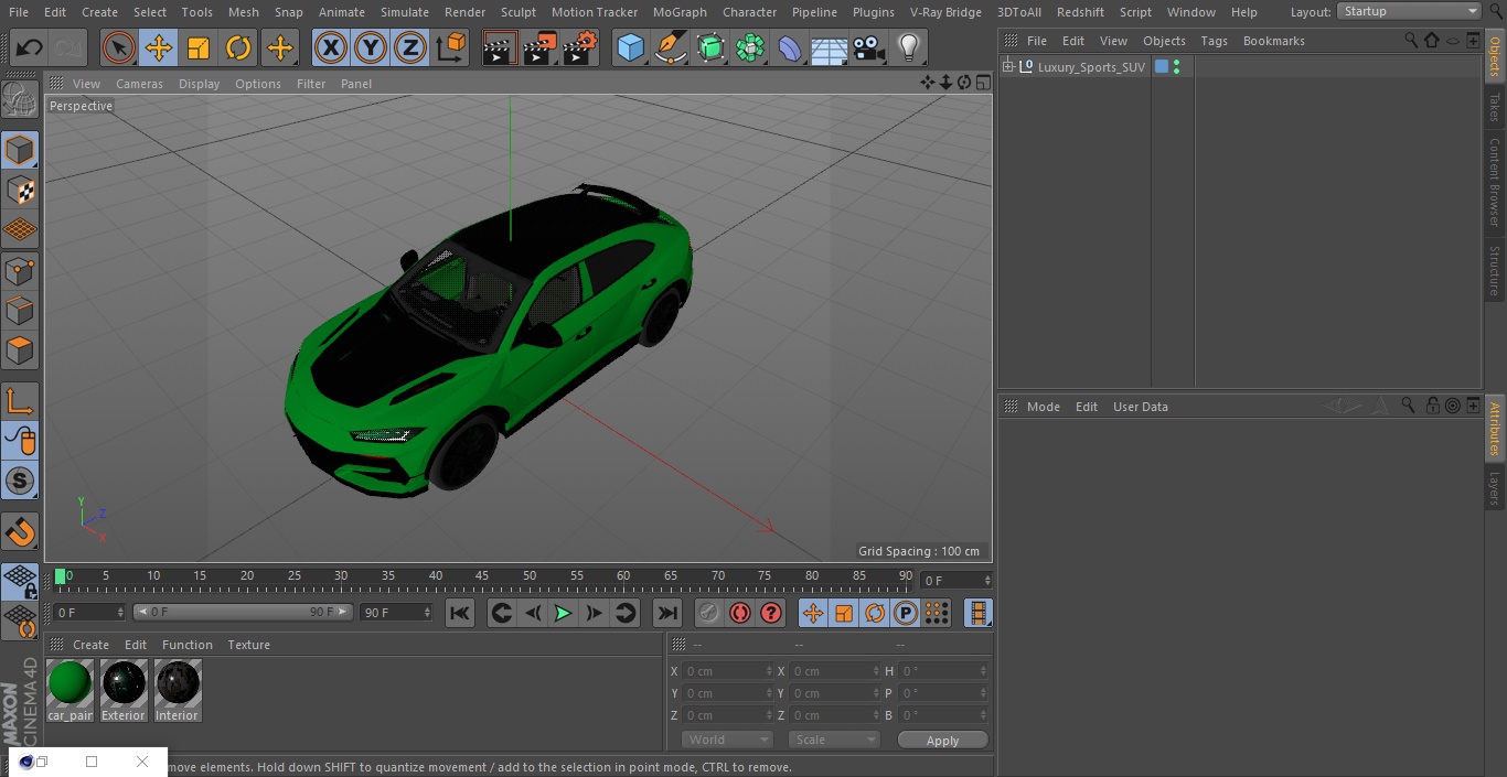 Luxury Sports SUV 3D