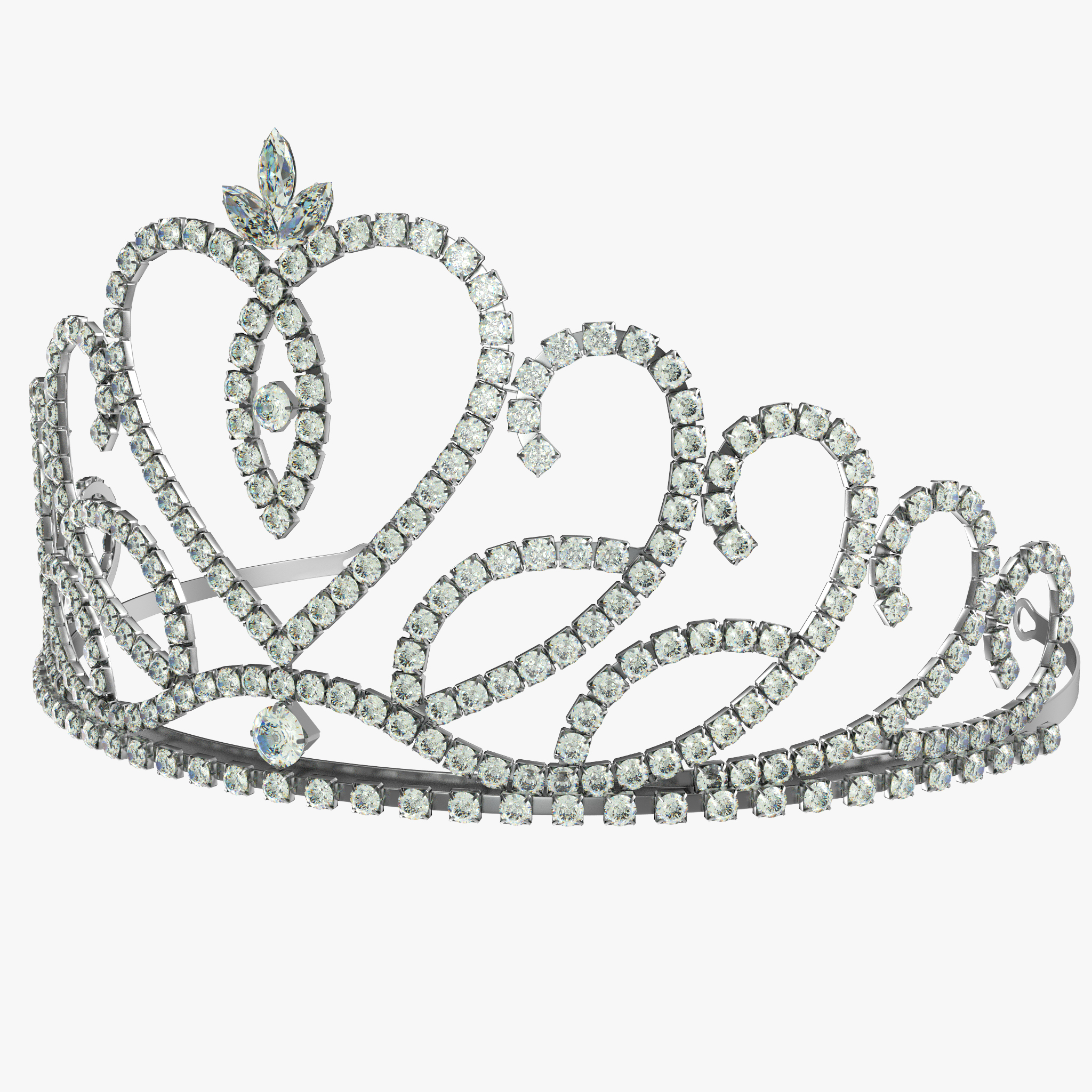 Crystal Tiara, view 6