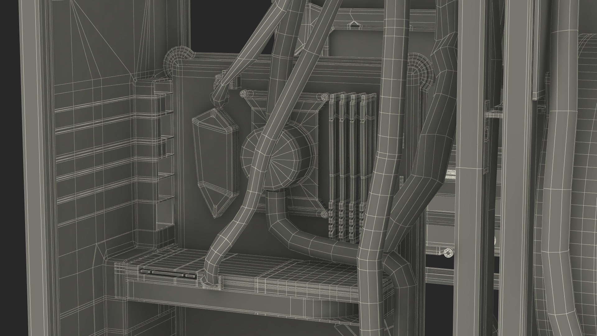 3D model Cyberpunk Style Gaming PC