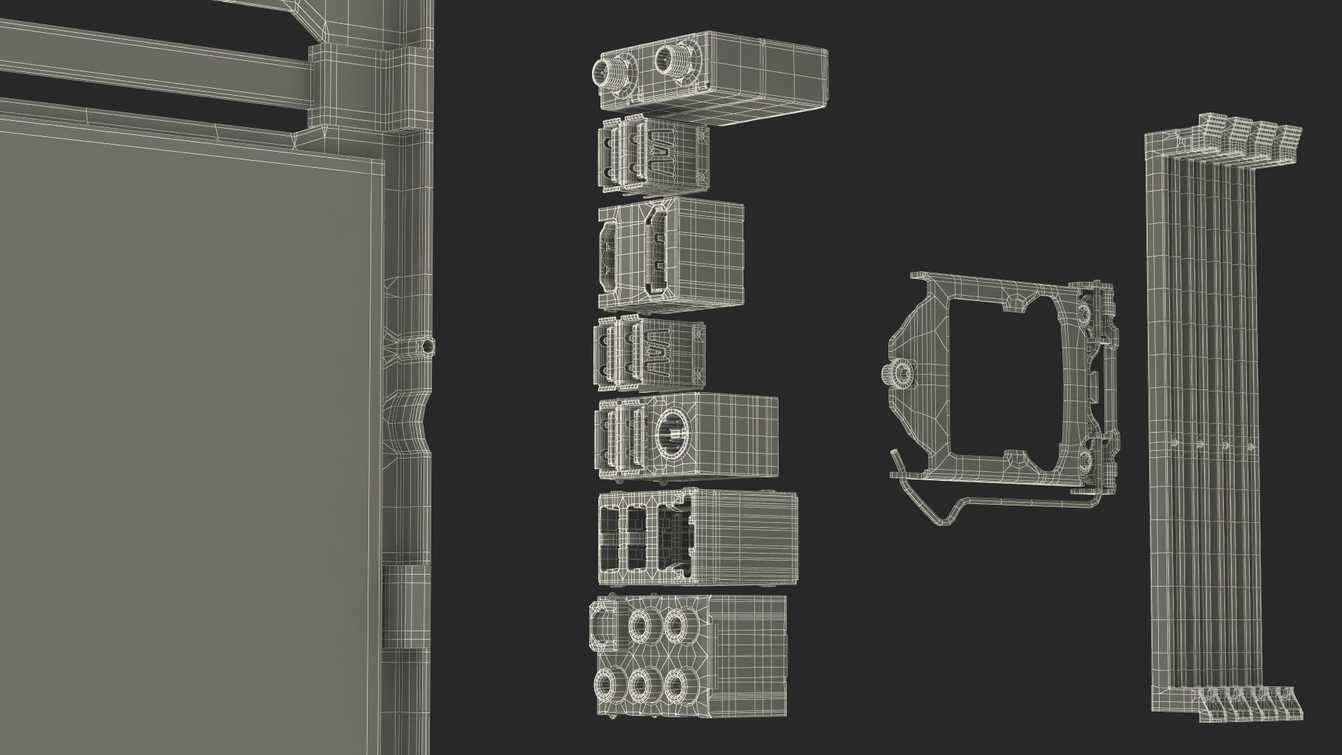3D model Cyberpunk Style Gaming PC
