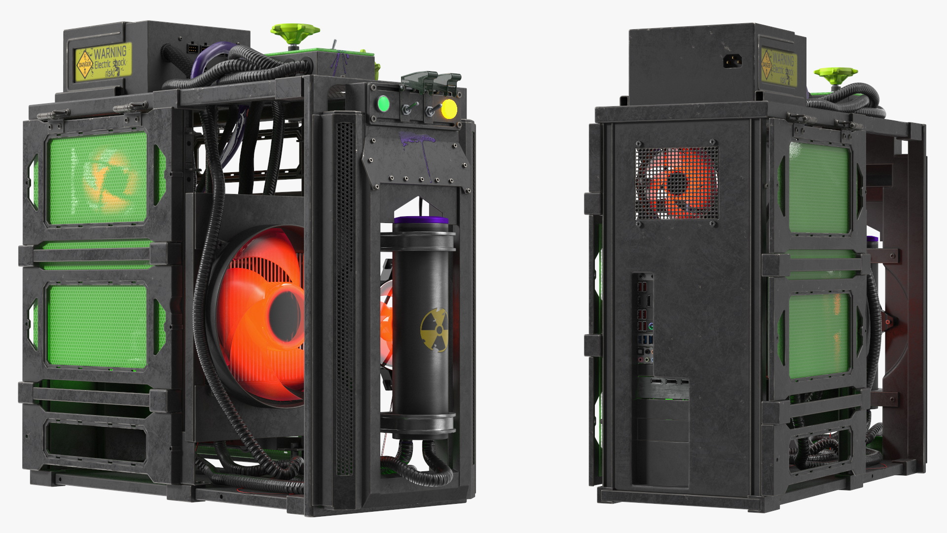 3D model Cyberpunk Style Gaming PC