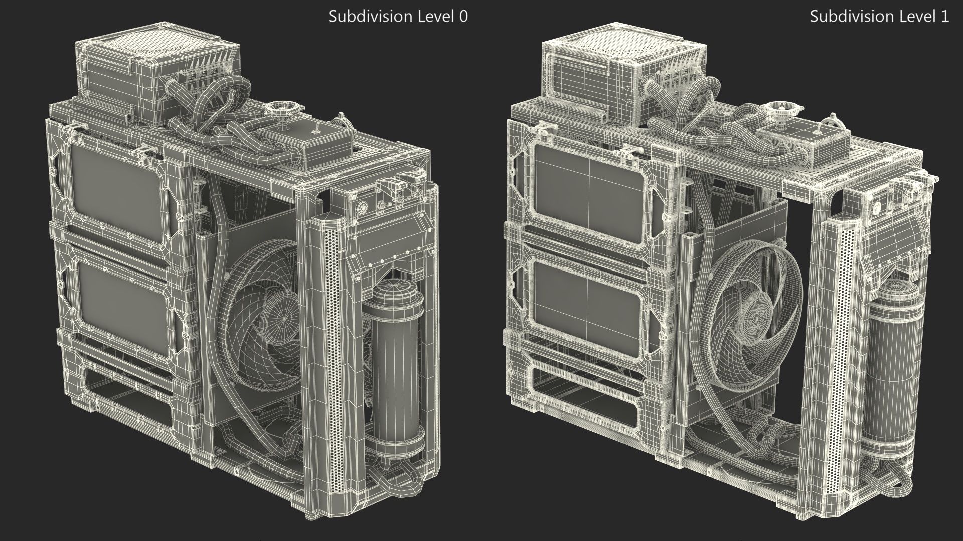 3D model Cyberpunk Style Gaming PC