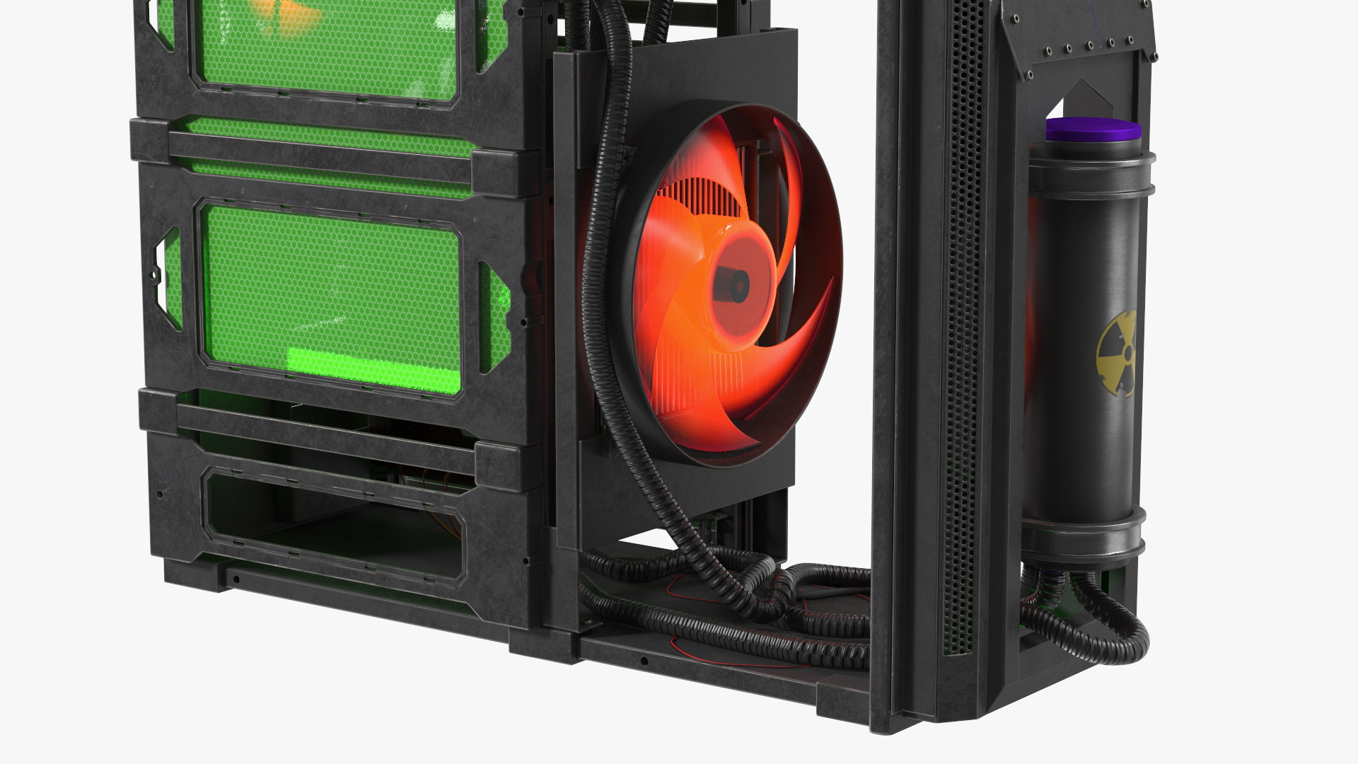 3D model Cyberpunk Style Gaming PC