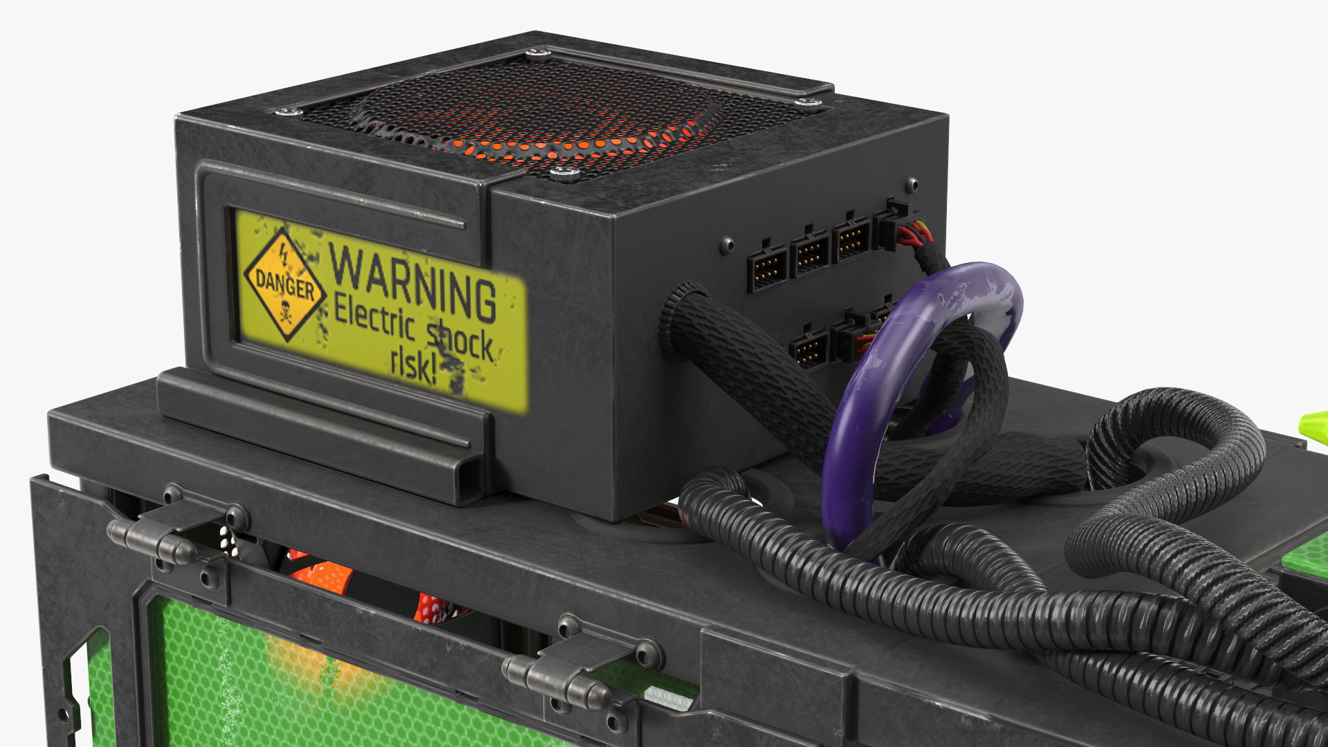 3D model Cyberpunk Style Gaming PC