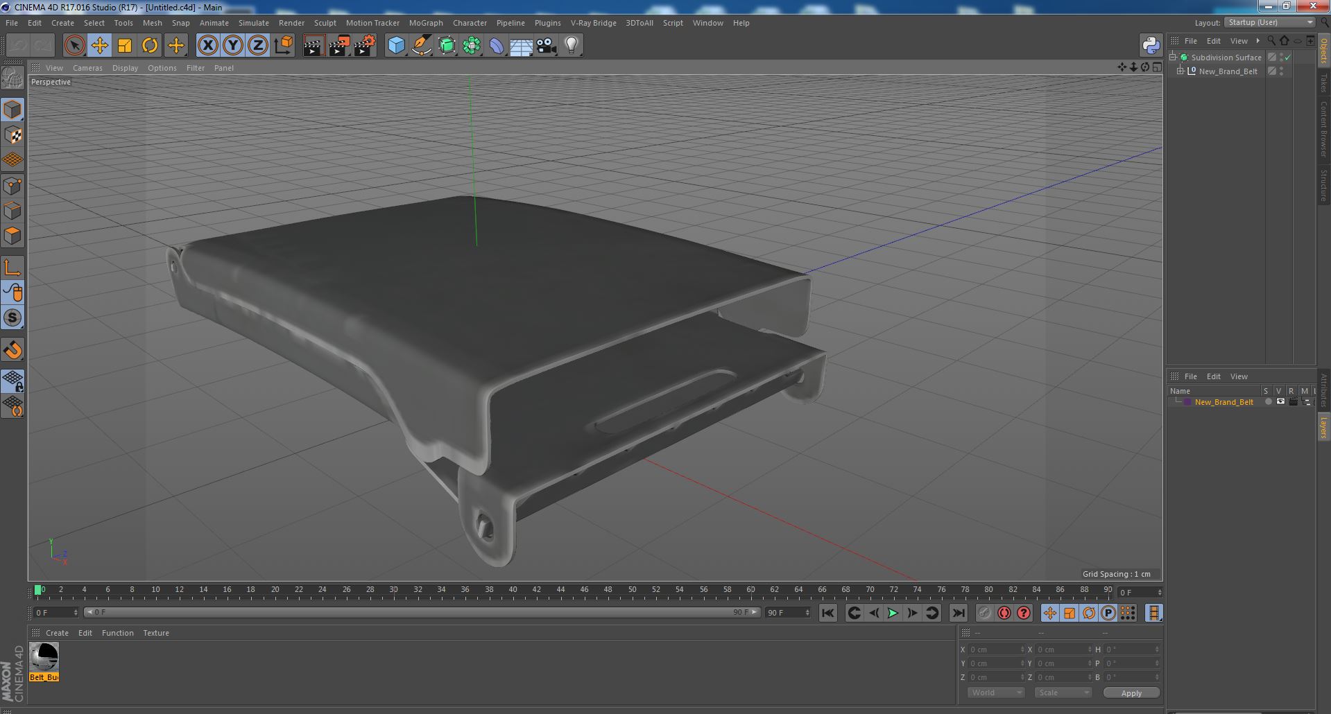 New Brand Belt 3D model