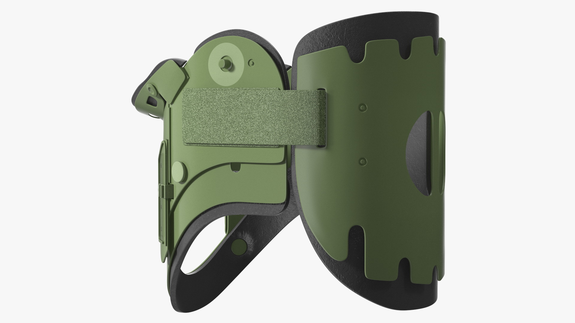 3D Military Green Extrication Collar model