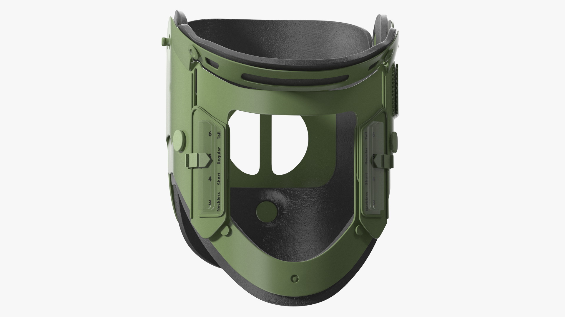 3D Military Green Extrication Collar model