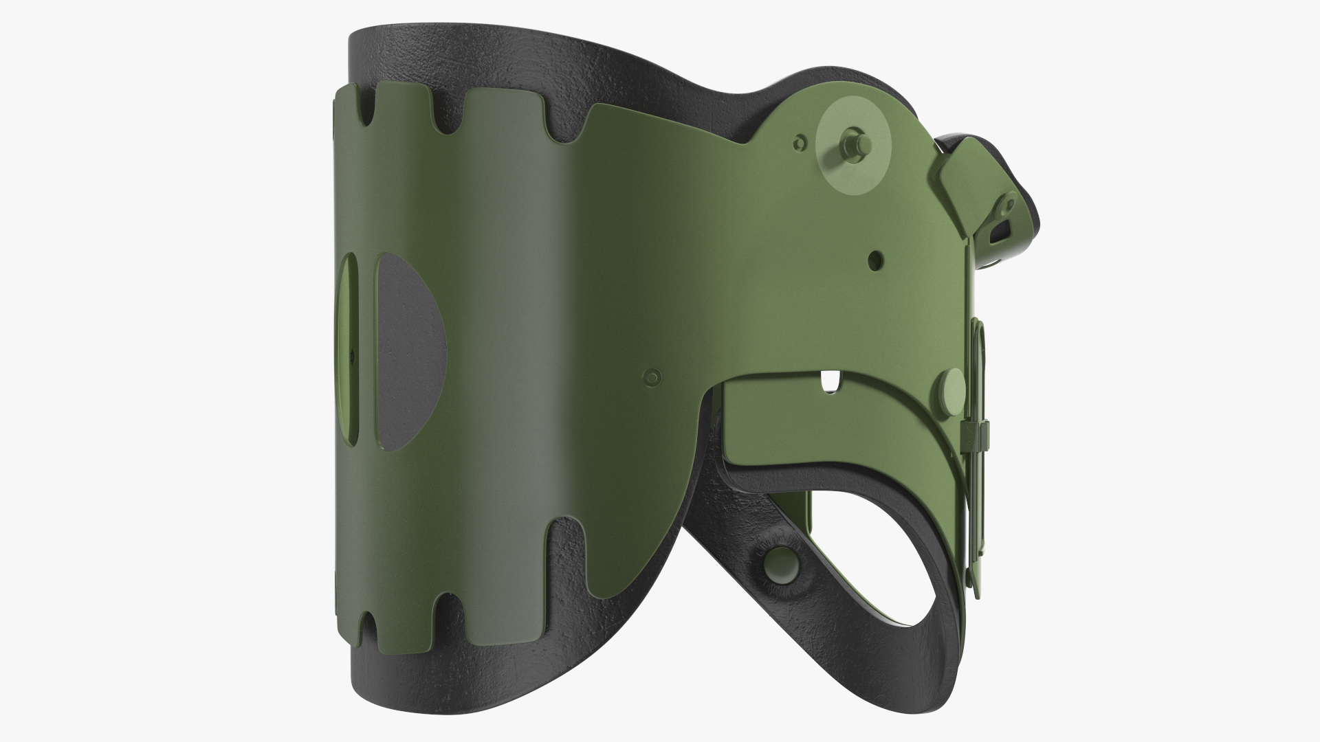 3D Military Green Extrication Collar model