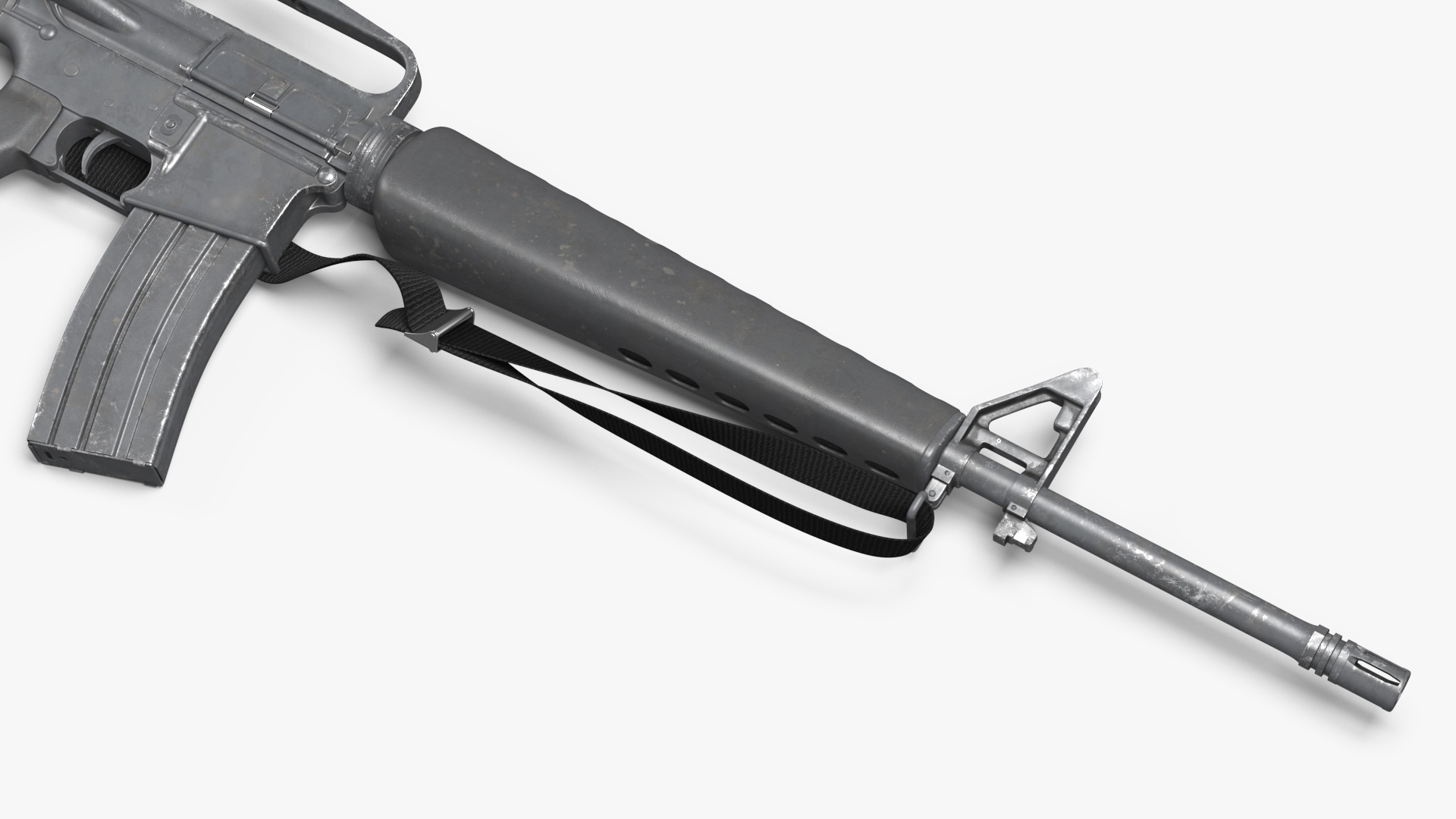 3D Tactical Assault Rifle M16
