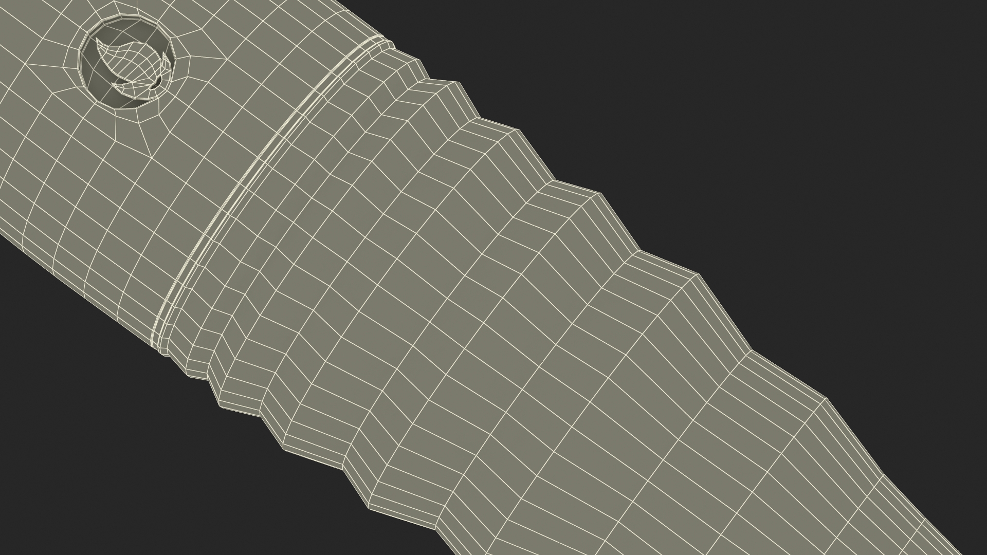 3D Olympic torch 2024 model