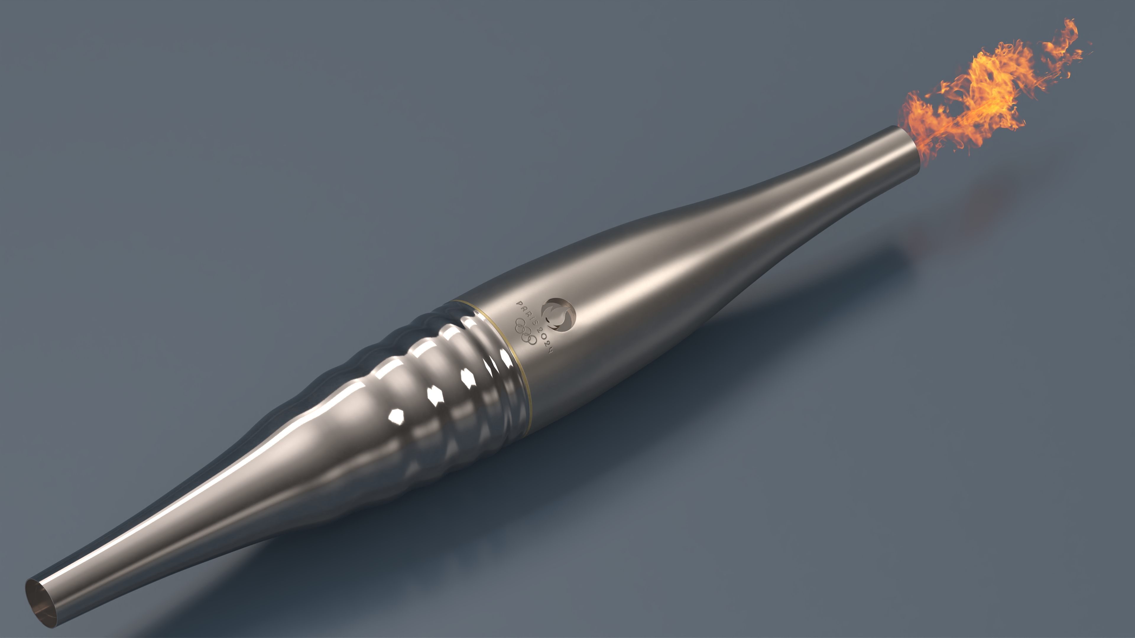 3D Olympic torch 2024 model