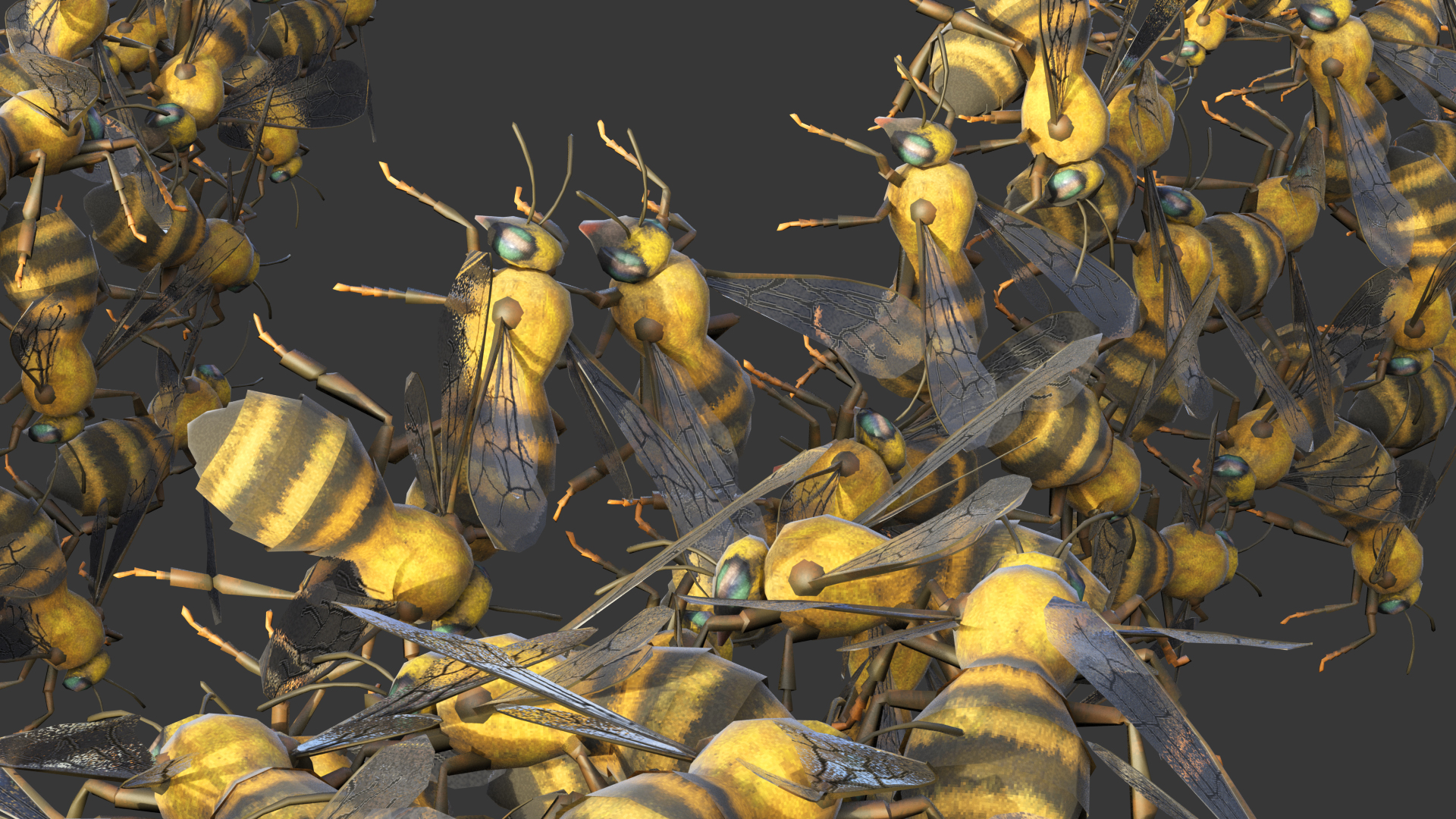 Brood Box Cedar 8 frames 3D model