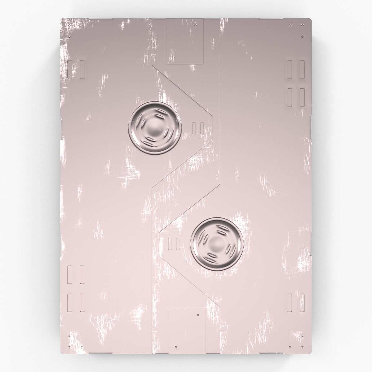 3D Sci Fi Anodized Panel 3 model