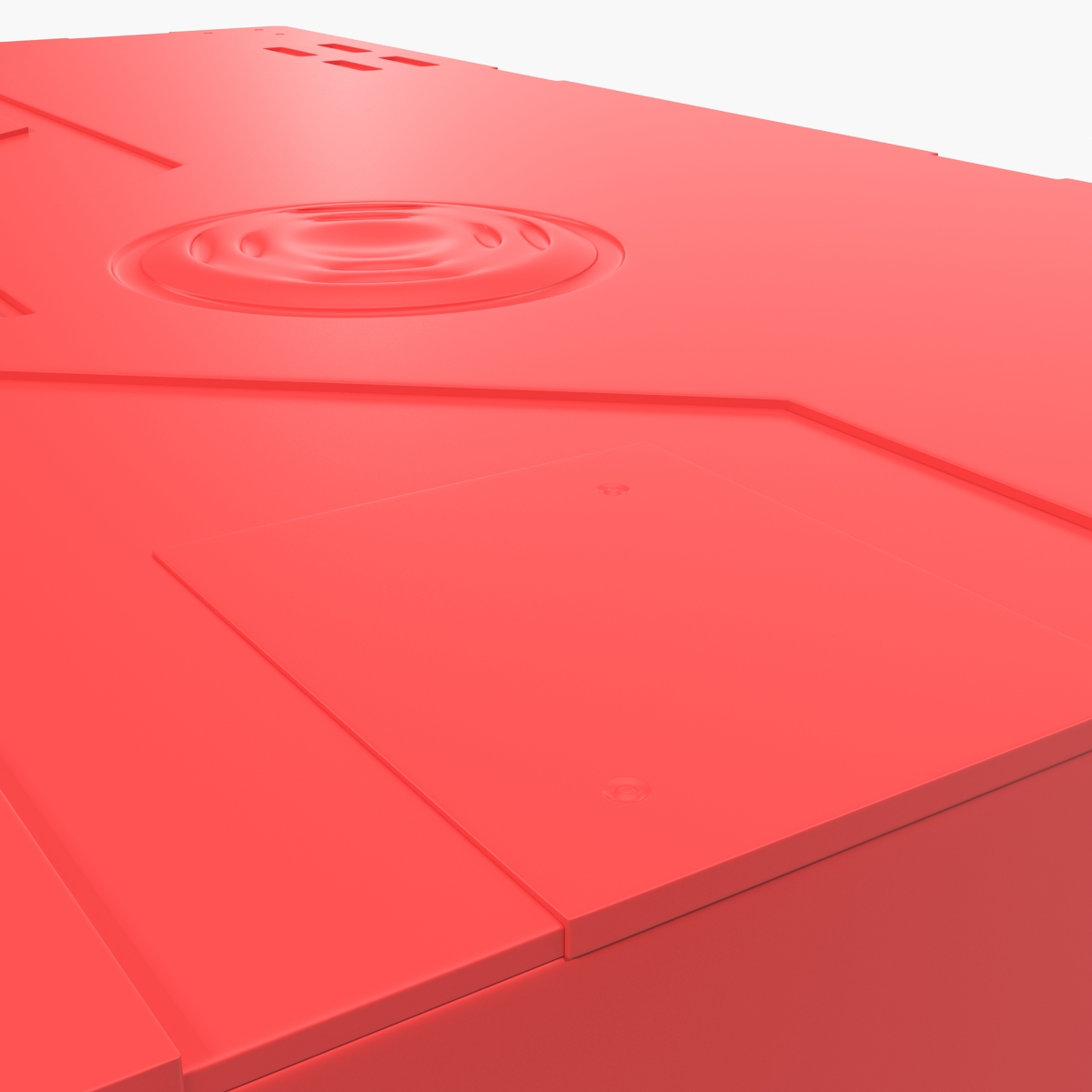 3D Sci Fi Anodized Panel 3 model
