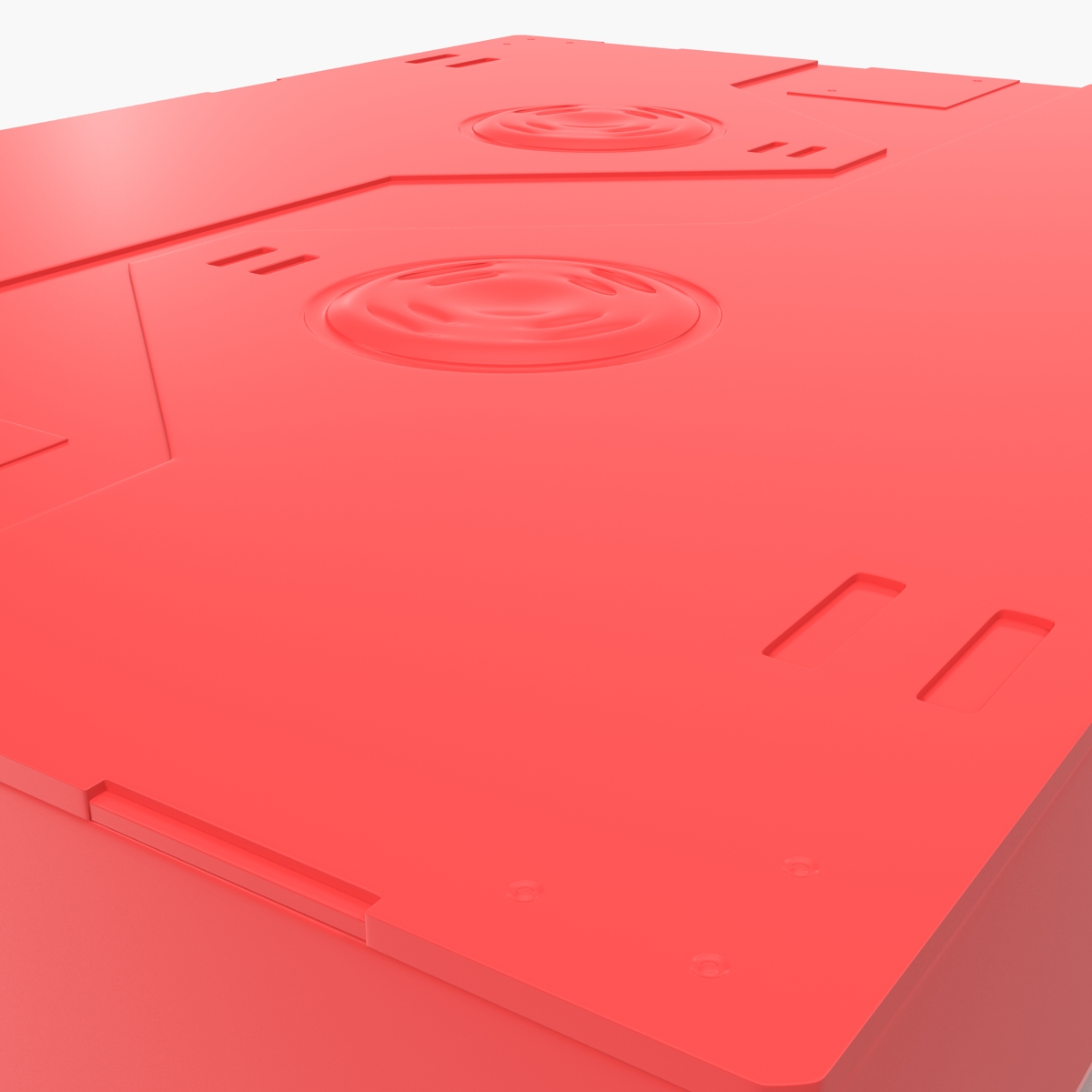 3D Sci Fi Anodized Panel 3 model