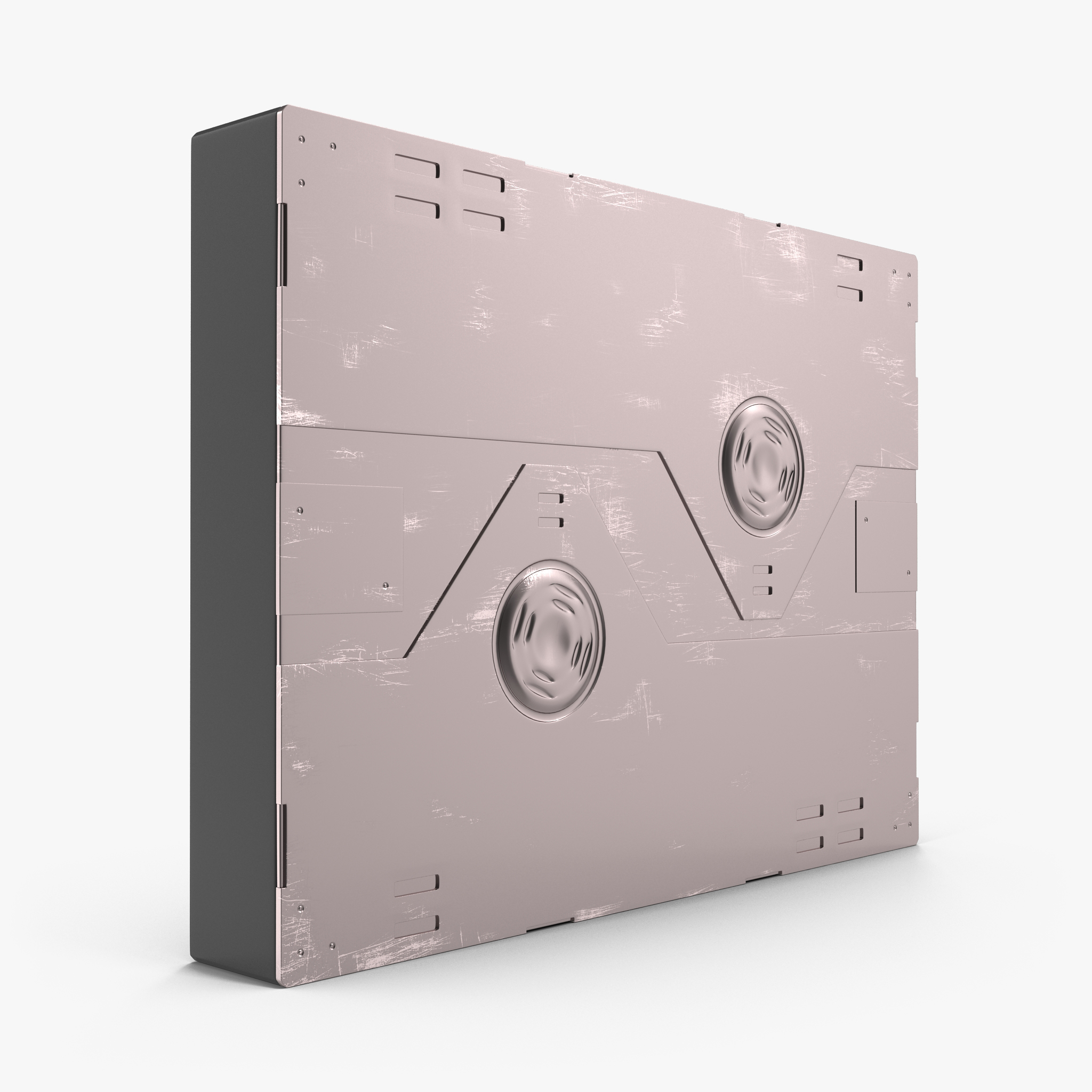 Sci-Fi Anodized Panel 3 3D Model