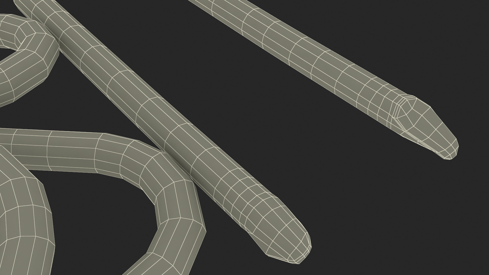 3D model Pile of U-type Flat Head Nails