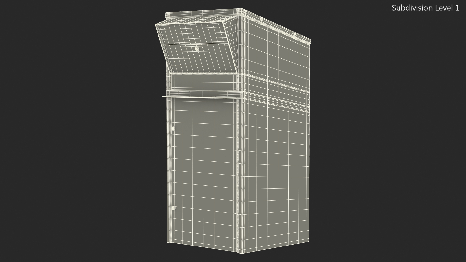 3D Official Ballot Drop Off Box model