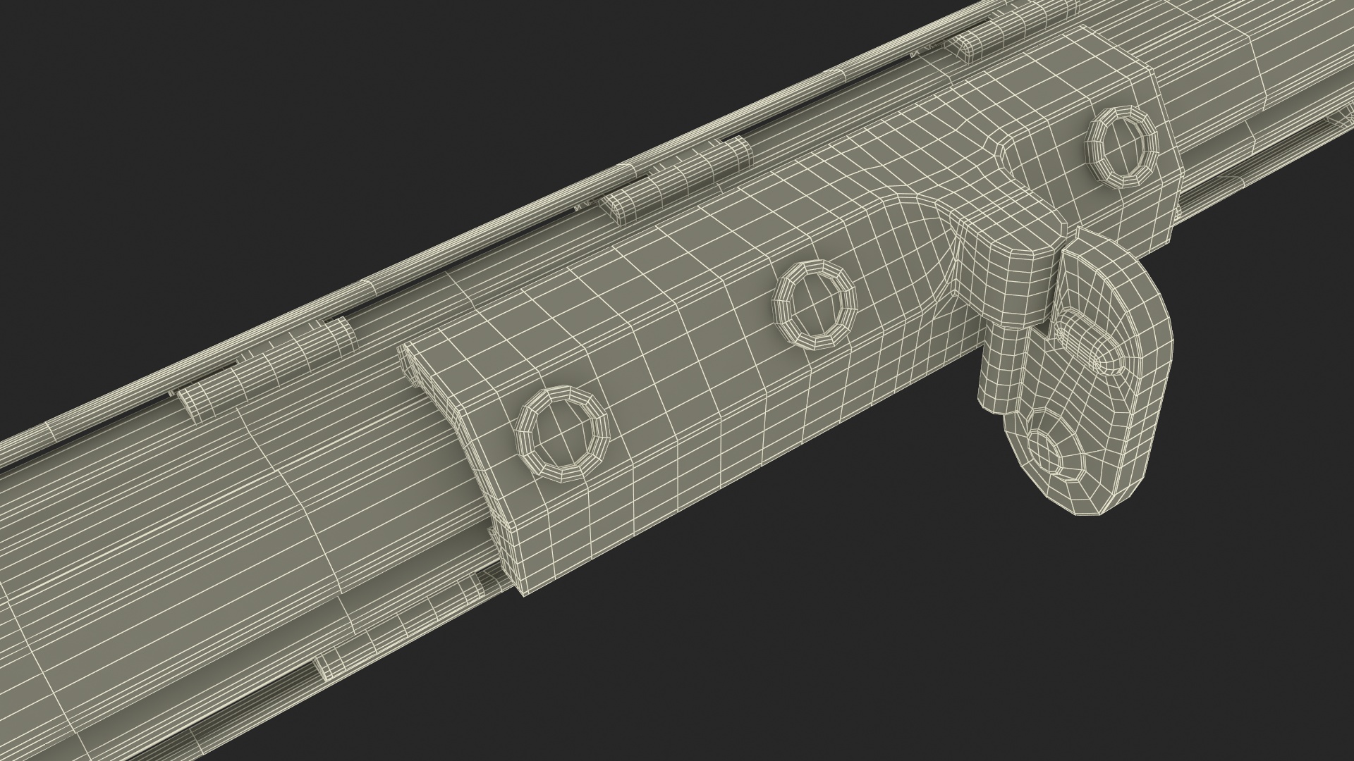 3D model Futuristic High-Precision Sniper Rifle with Telescopic Sight