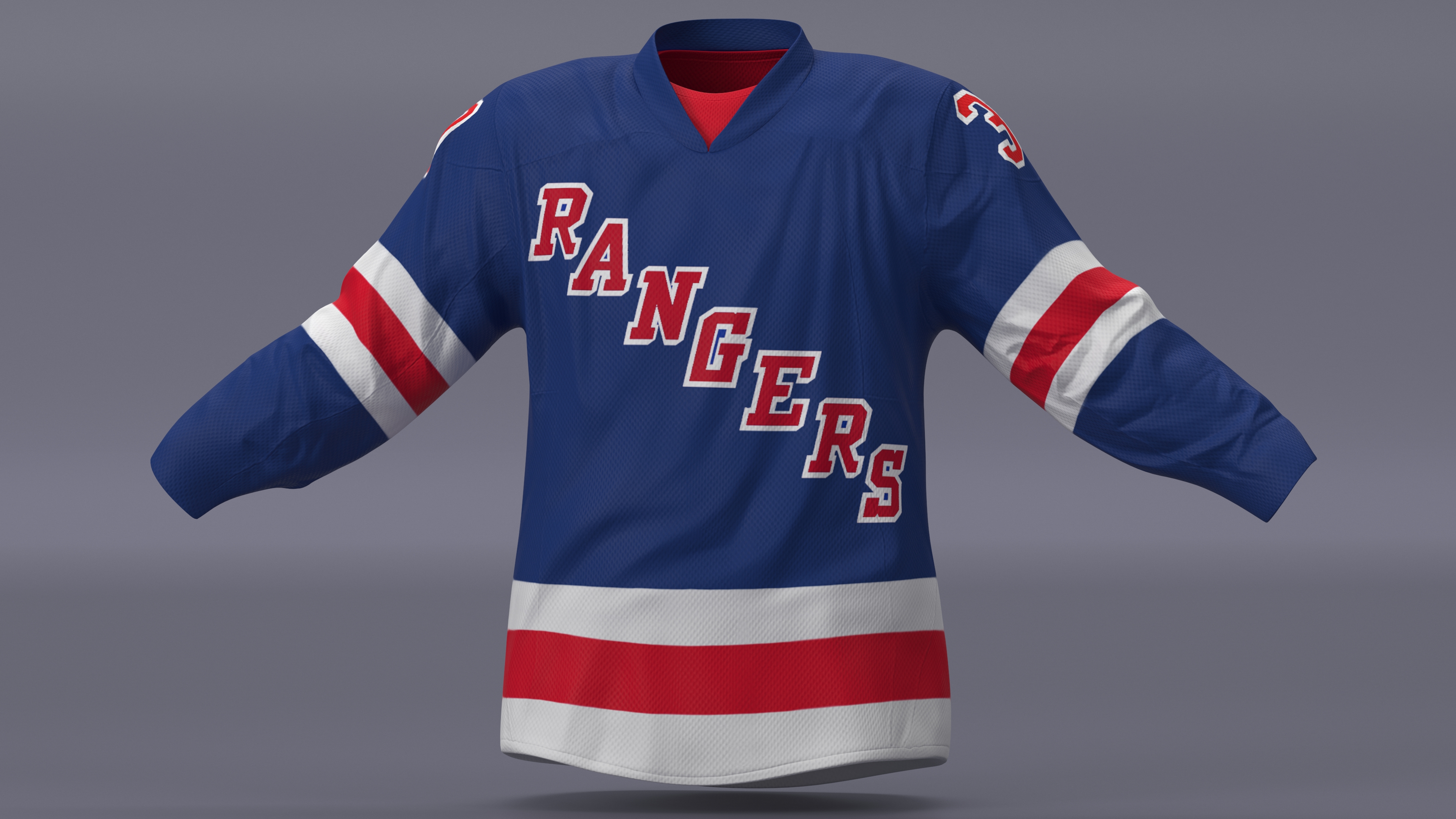 Hockey Jersey NY Rangers 3D model