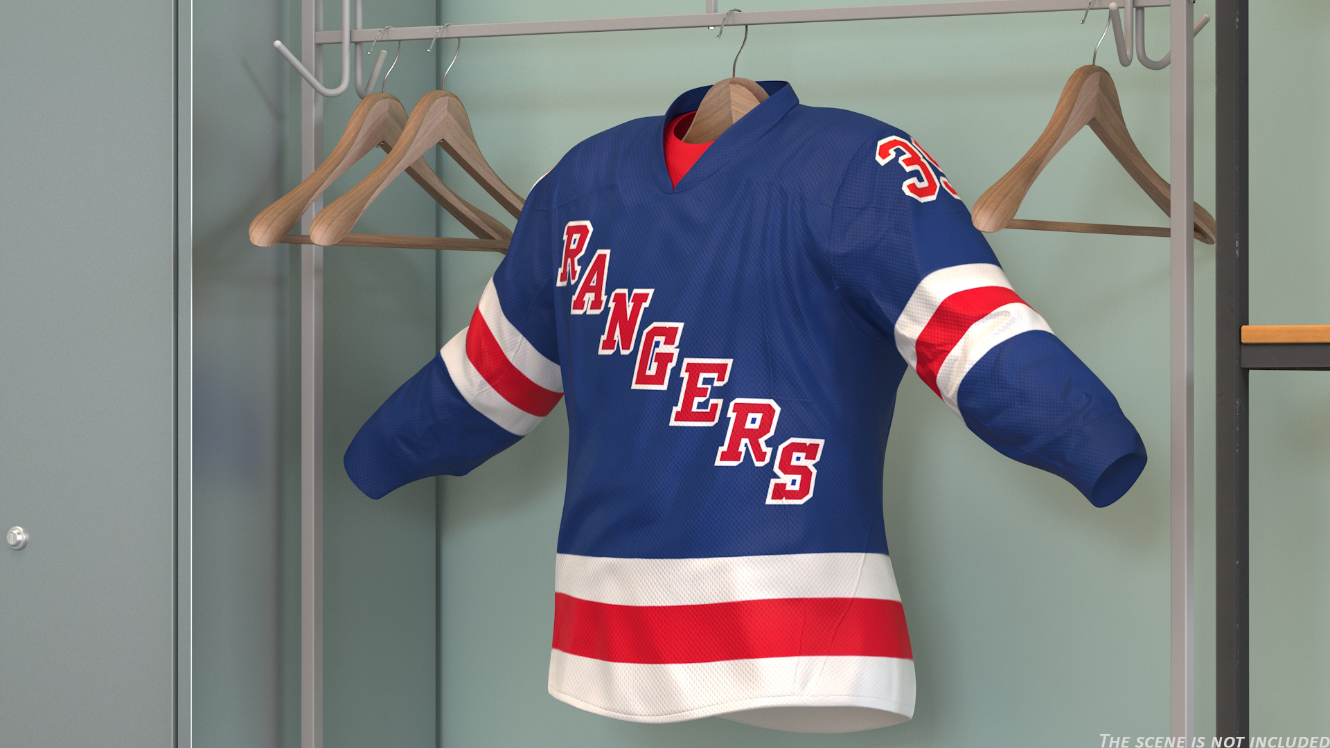 Hockey Jersey NY Rangers 3D model