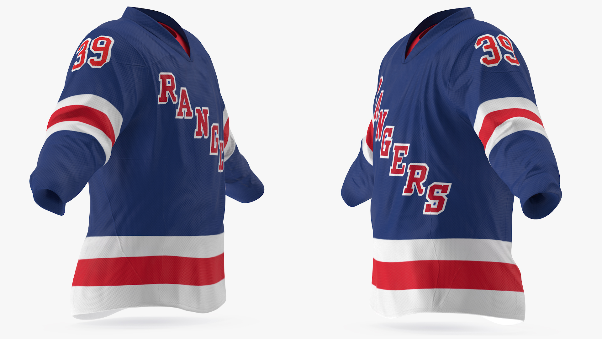 Hockey Jersey NY Rangers 3D model
