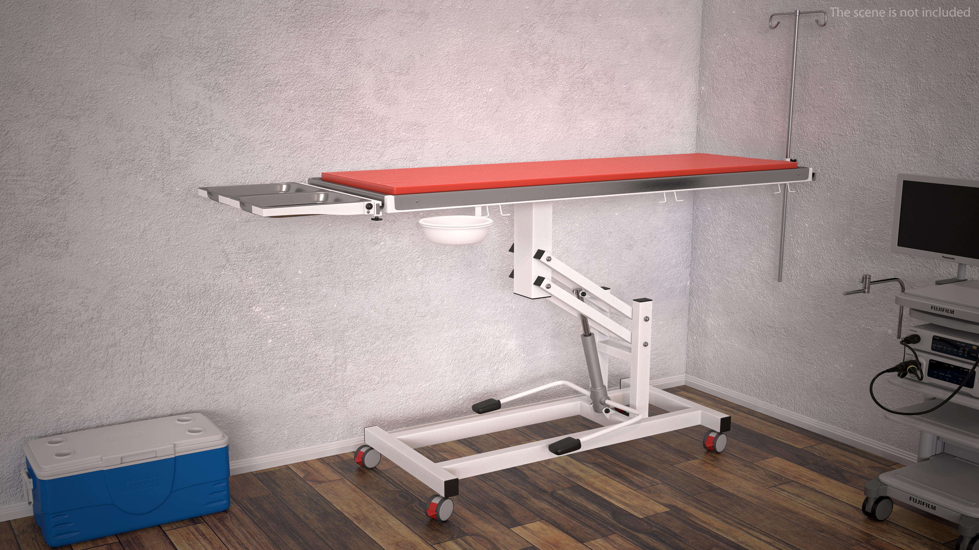 3D model Veterinary Examination Table Rigged