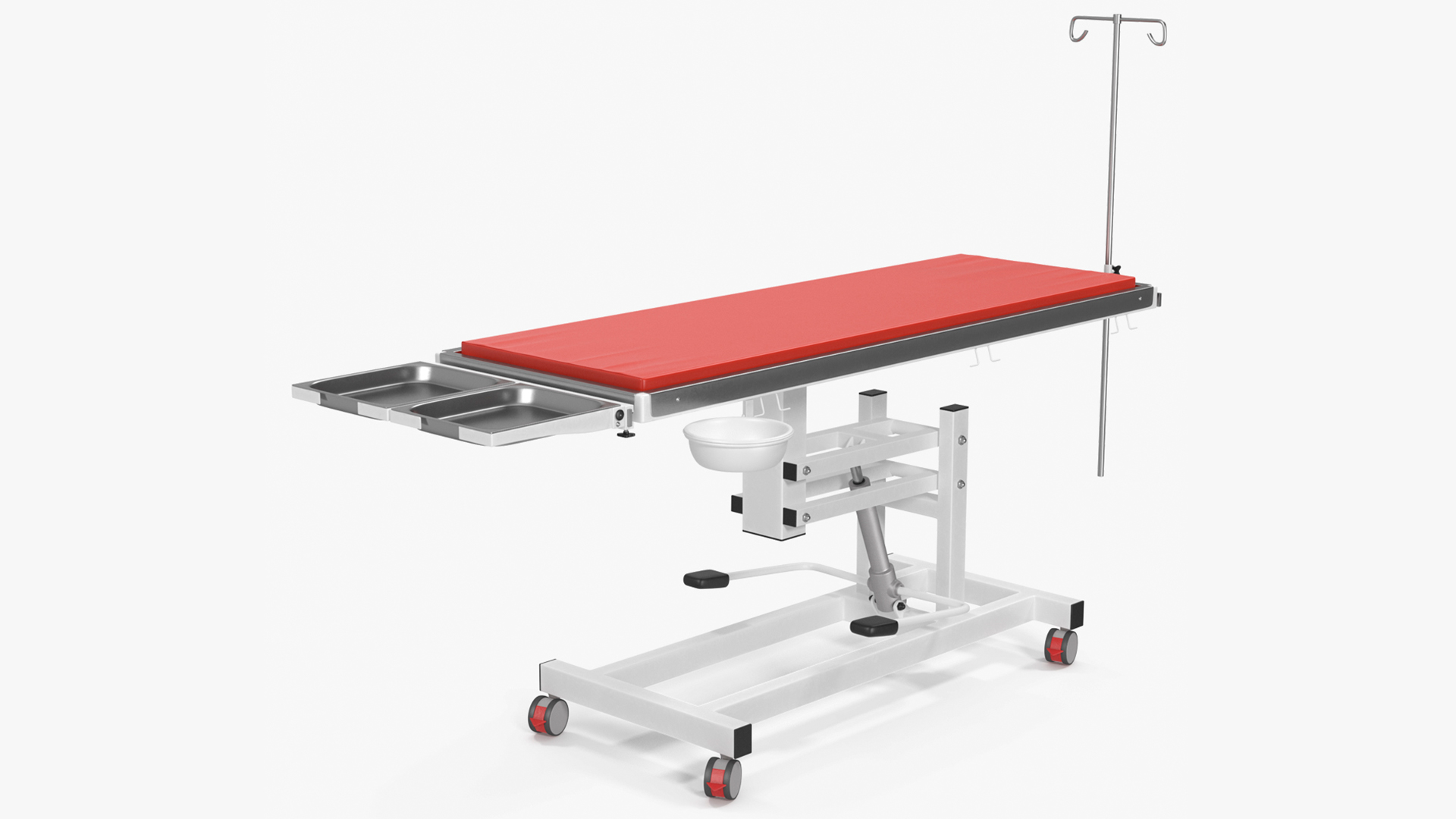 3D model Veterinary Examination Table Rigged
