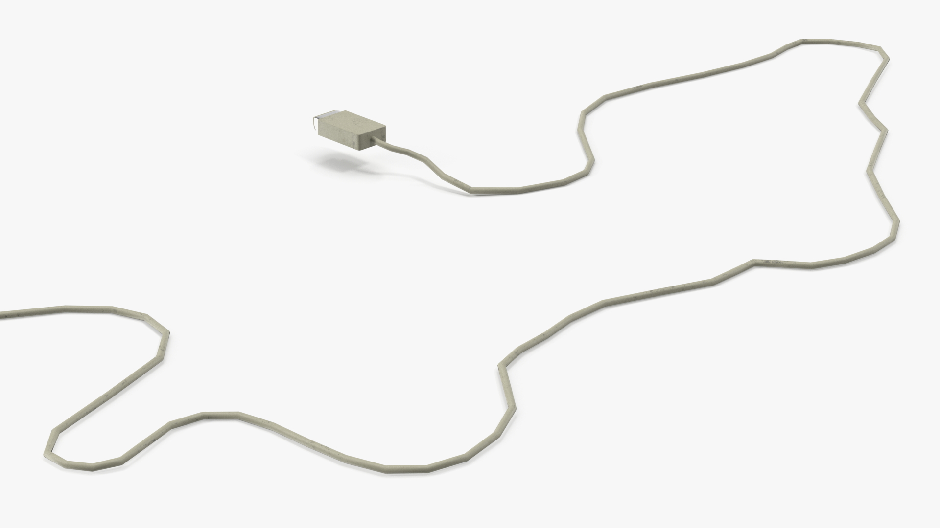3D Old Computer Mouse model