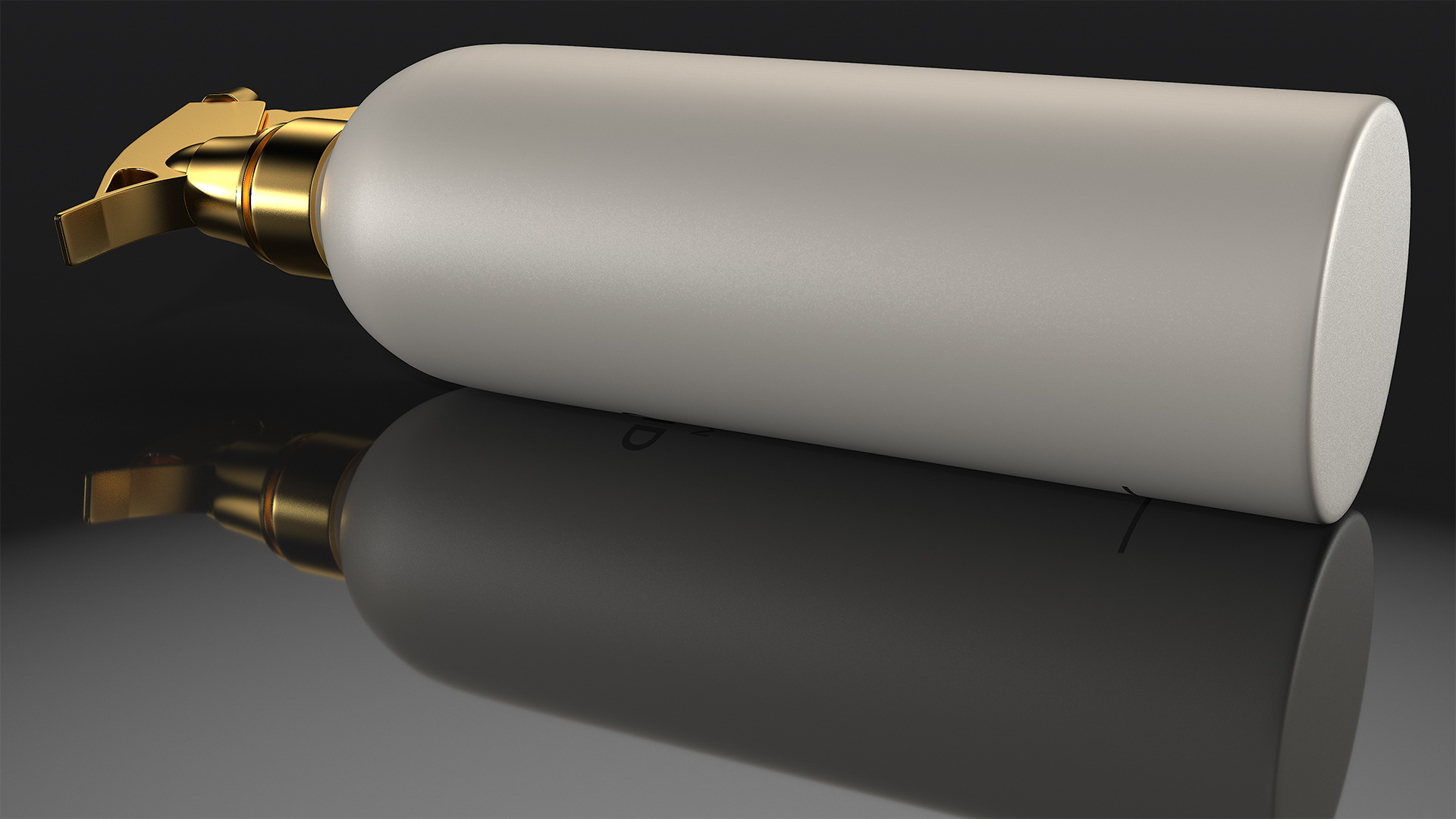 Gold Trigger Sprayer Bottle 3D
