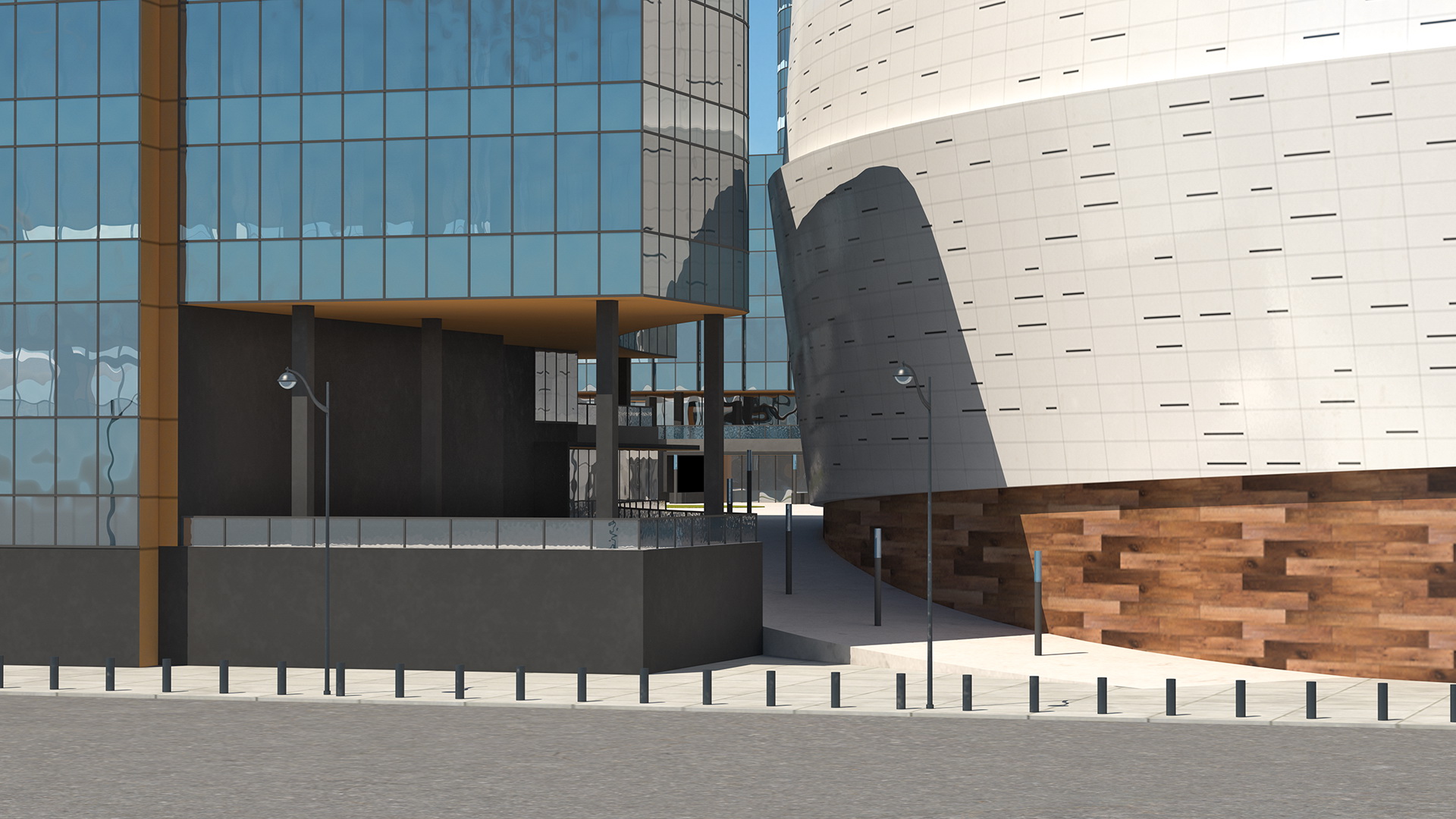3D Chase Center Arena with Park model