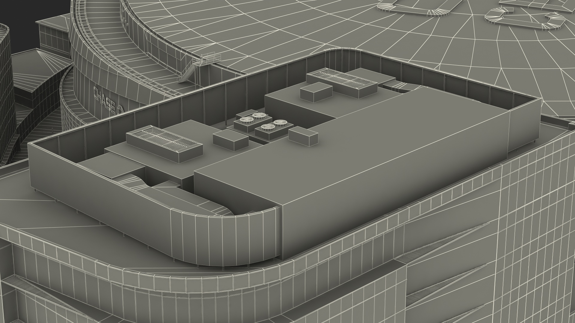 3D Chase Center Arena with Park model