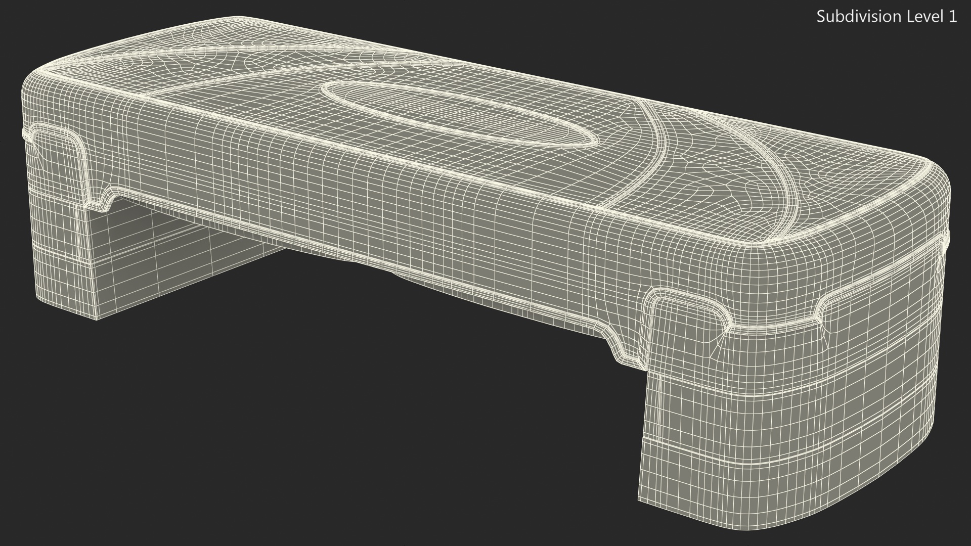 Adjustable Workout Aerobic Stepper 3D model
