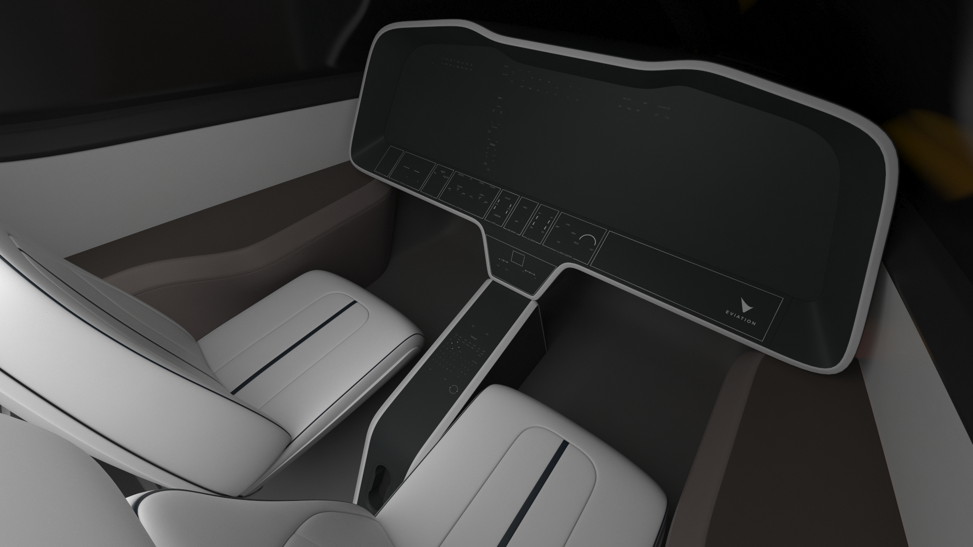 3D Eviation Alice DHL Simple Interior Rigged