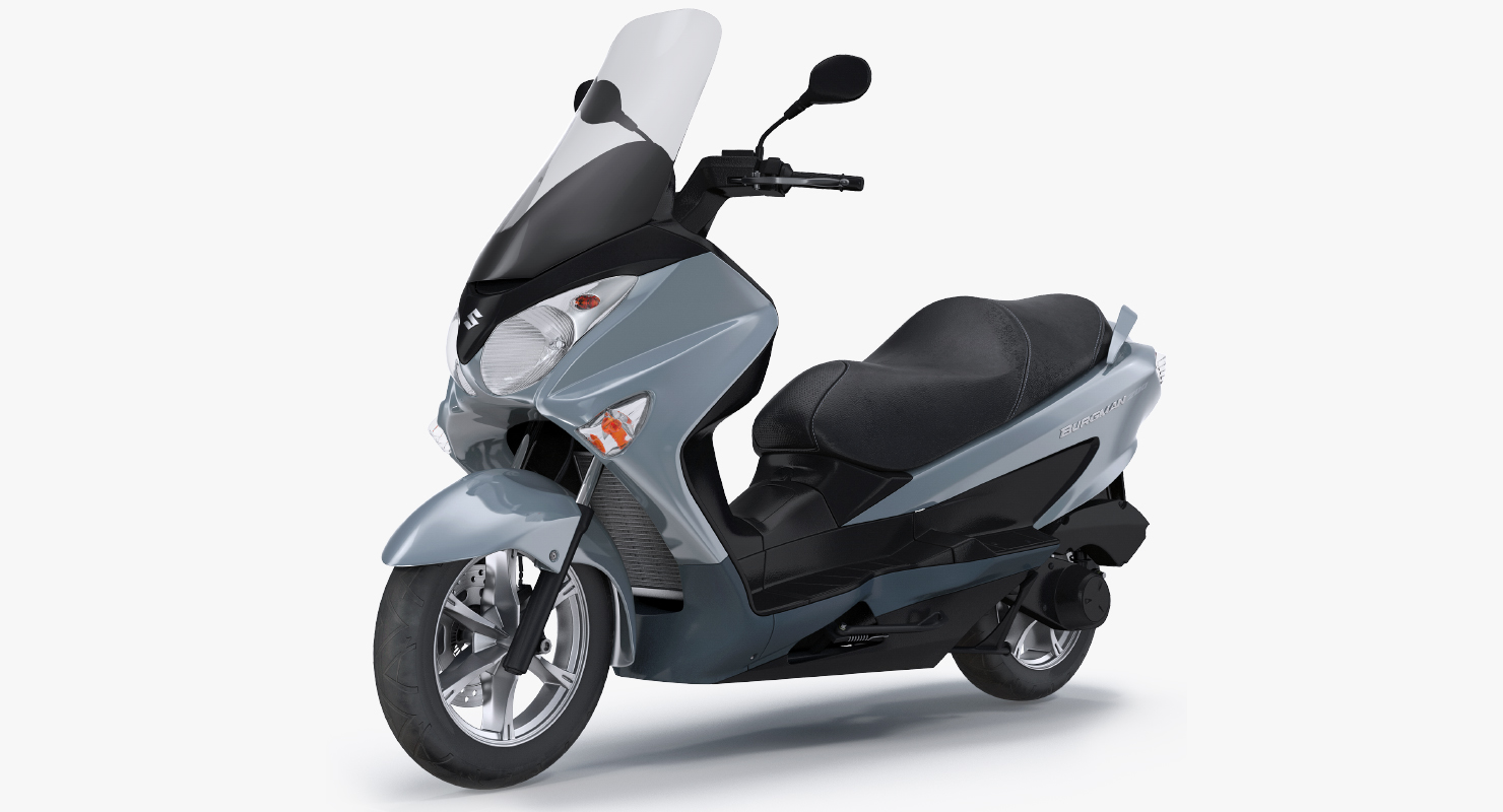 Scooter Motorcycle Suzuki Burgman 200 3D