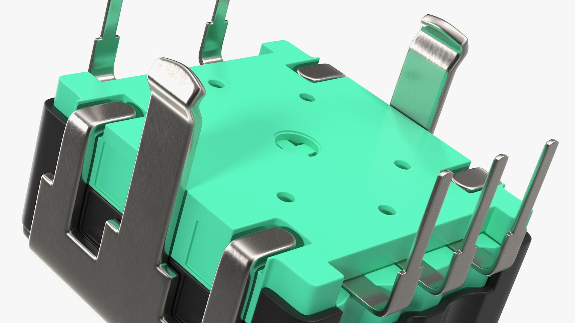 3D Mini Push Button Switch model