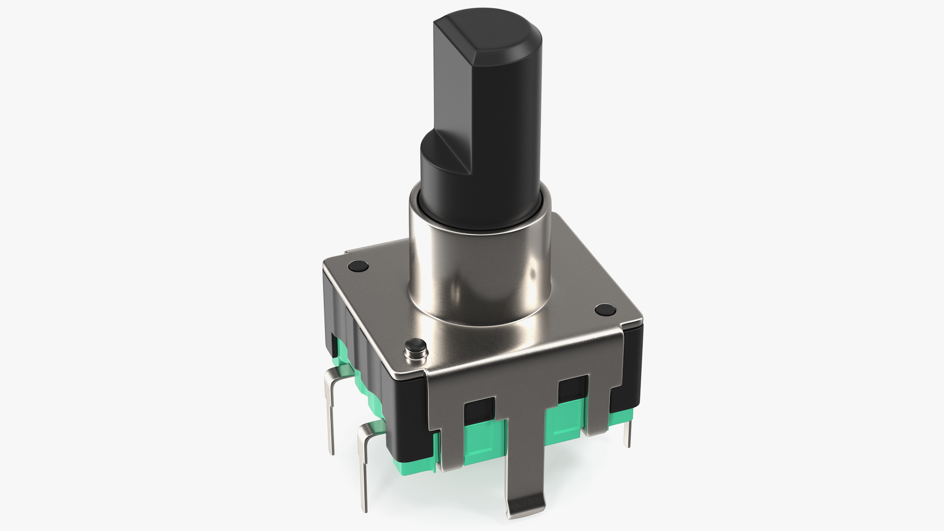 3D Mini Push Button Switch model