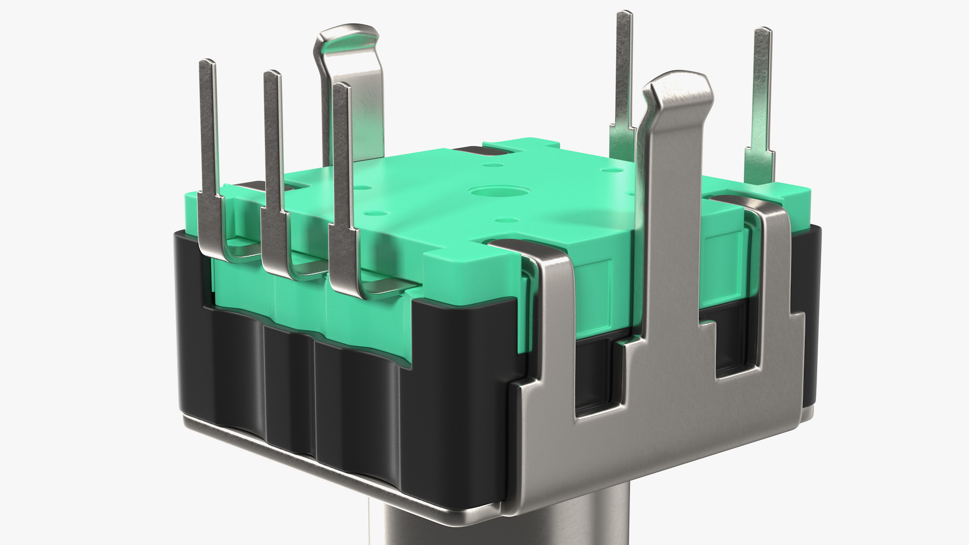 3D Mini Push Button Switch model