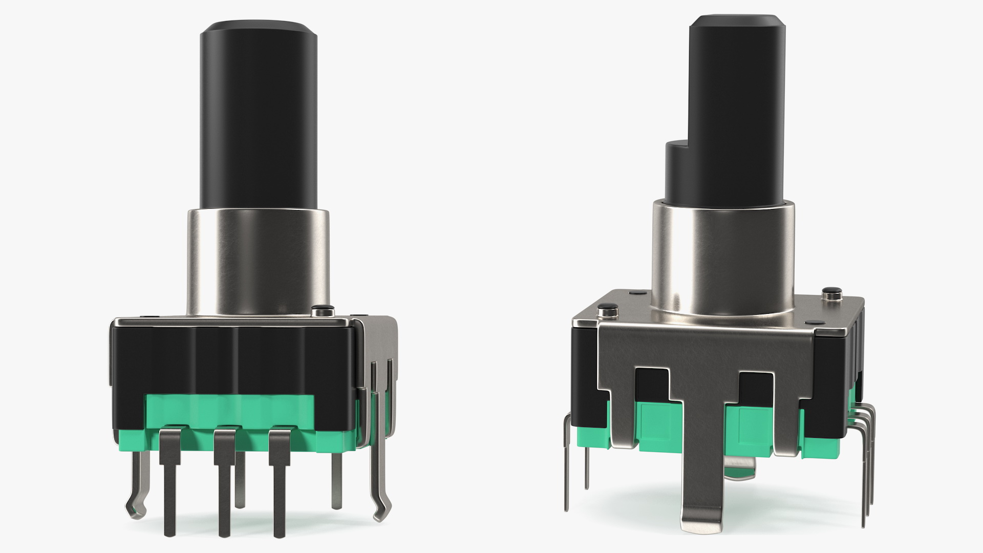 3D Mini Push Button Switch model