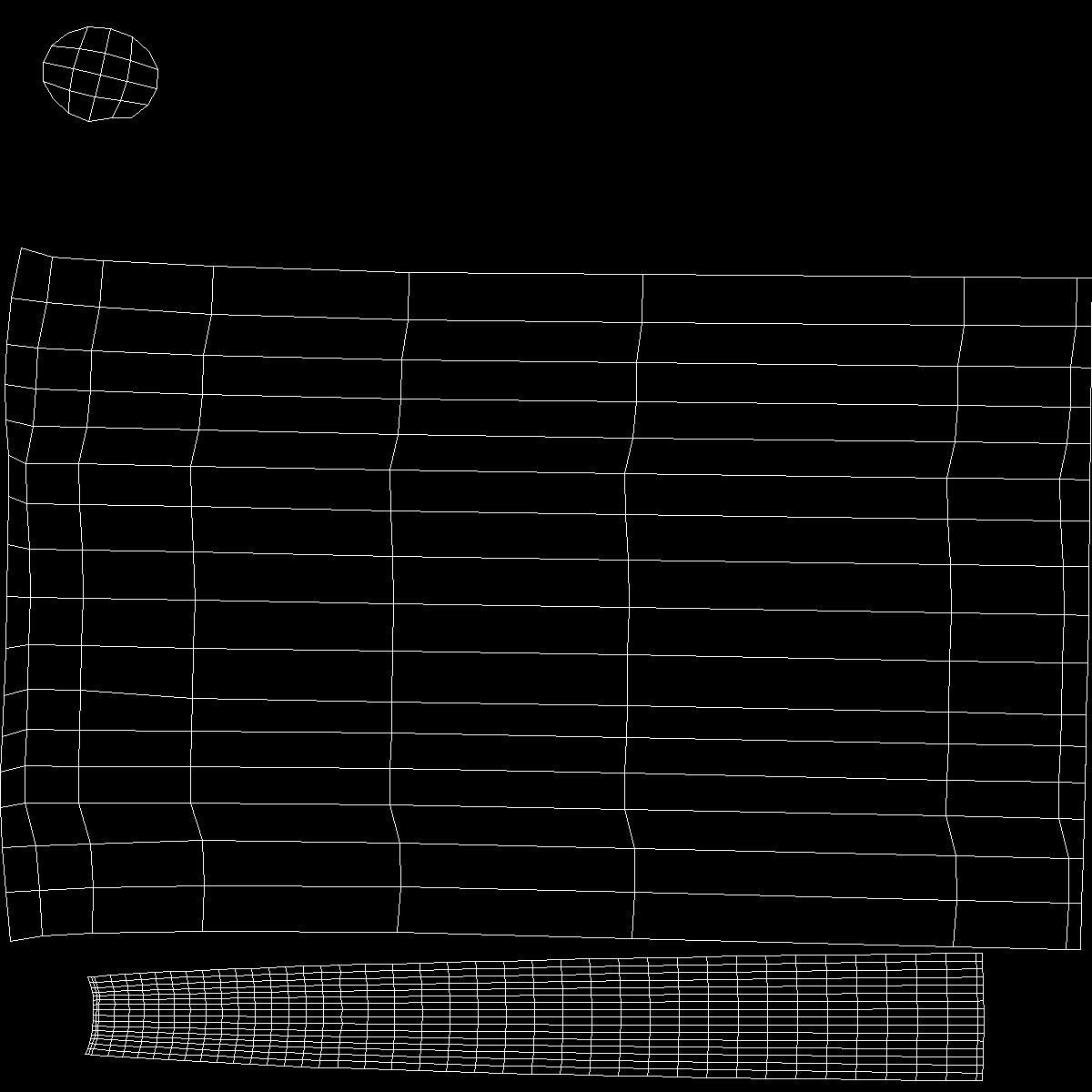 3D model Black Spilled Nail Polish