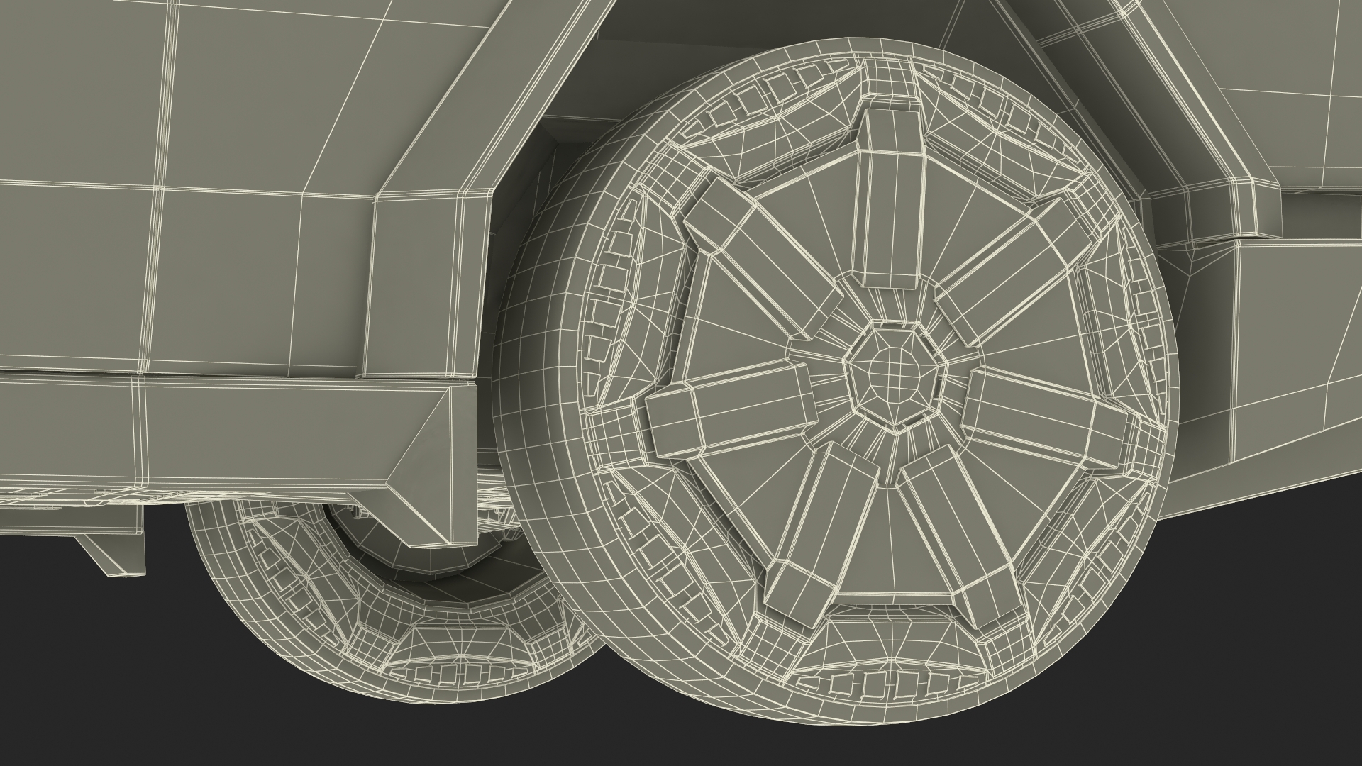 Tesla Cybertruck 2024 Silver Rigged for Maya 3D model