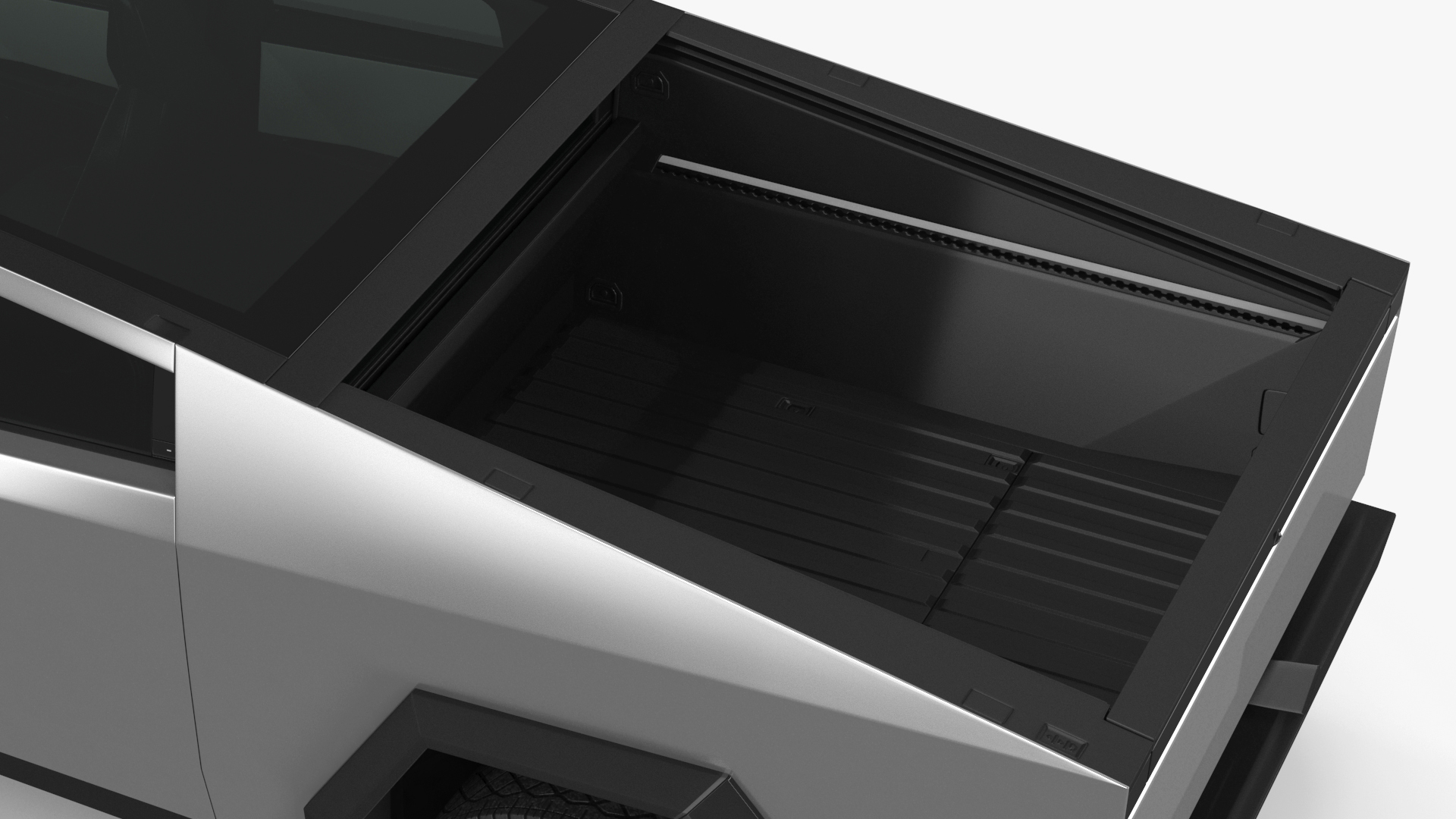 Tesla Cybertruck 2024 Silver Rigged for Maya 3D model
