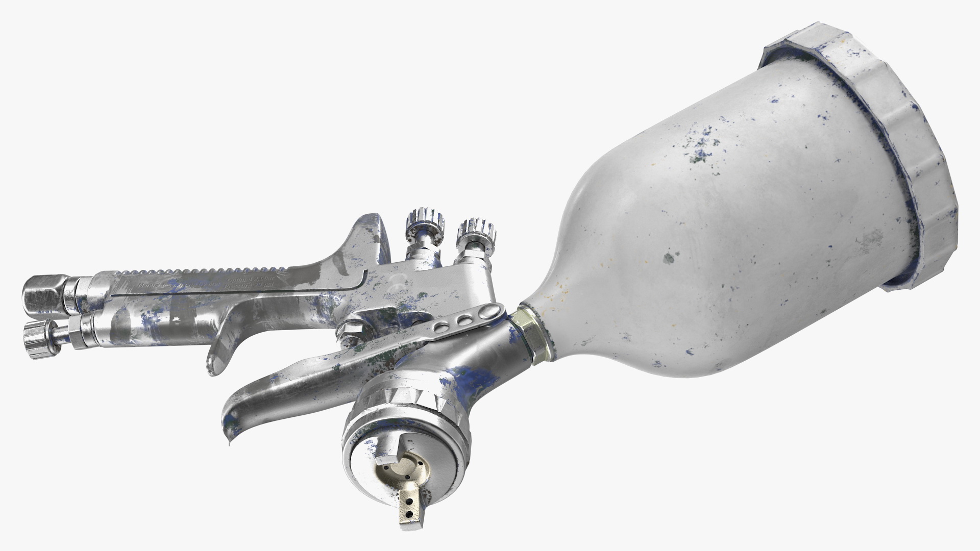 Used Spray Gun 3D model